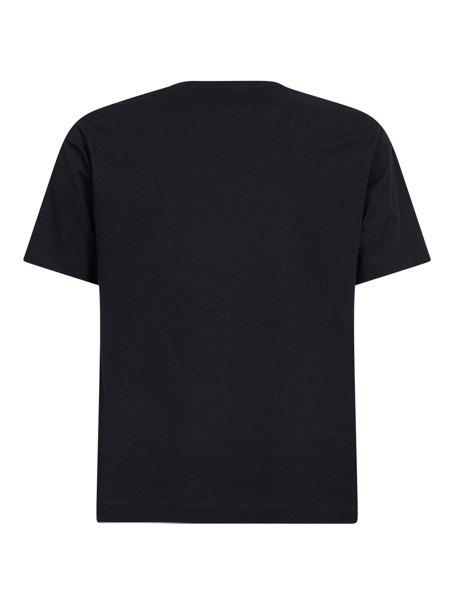 Dries Van Noten Men Black Jersey Regular-Fit Crewneck T-Shirt DRIES VAN NOTEN