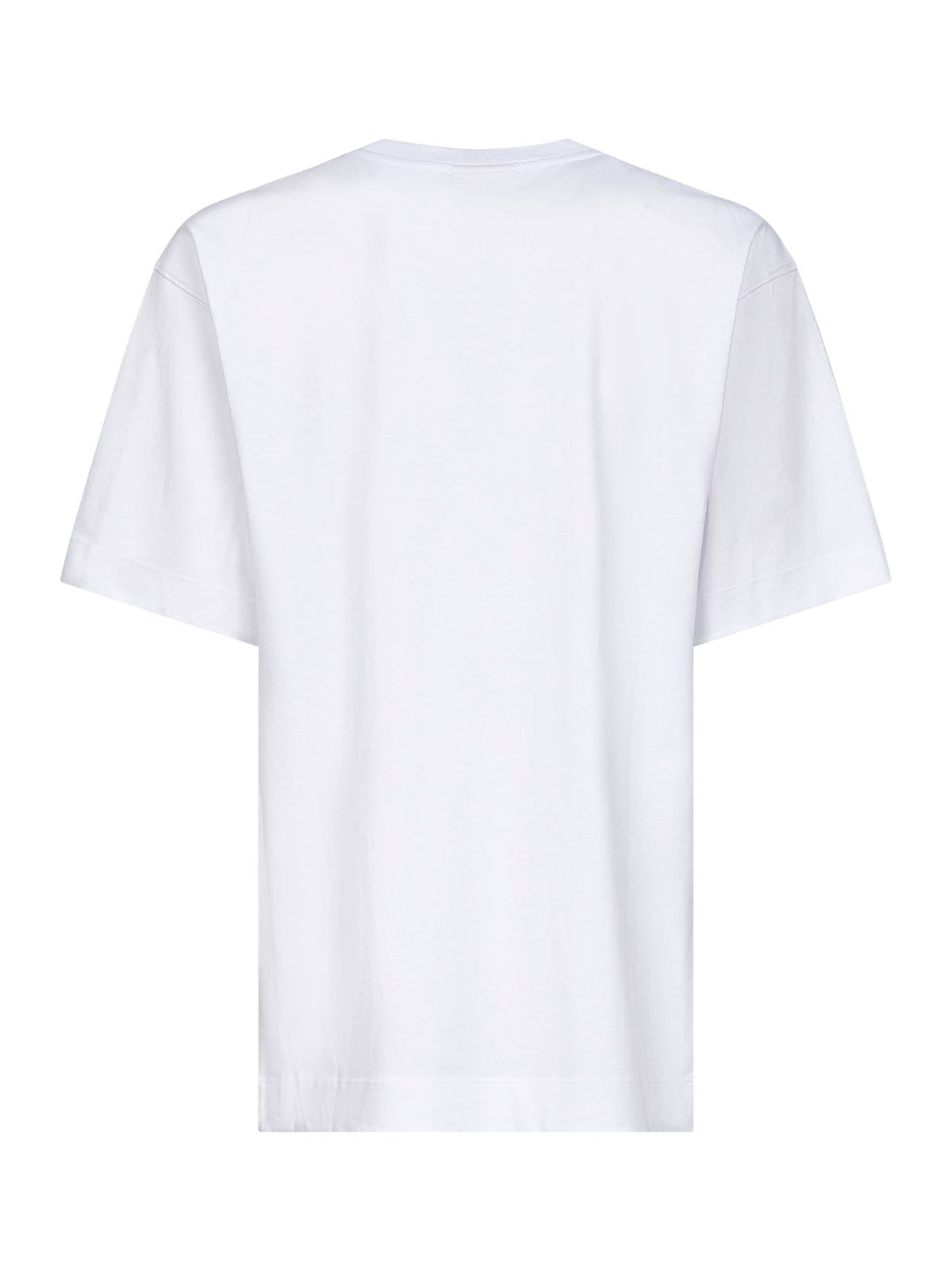 Dries Van Noten Men White Cotton Jersey Oversized T-Shirt DRIES VAN NOTEN