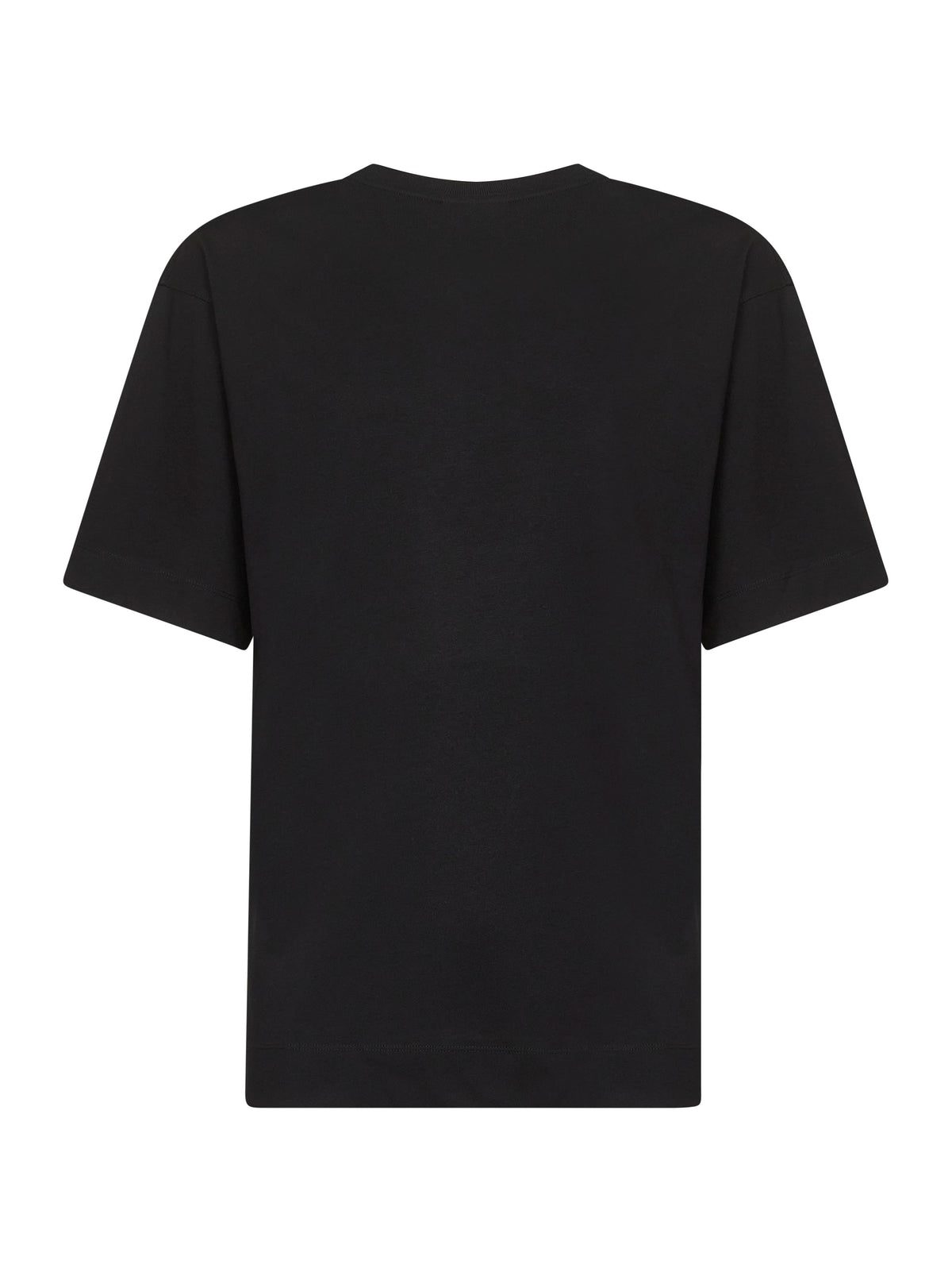 Dries Van Noten Men Black Cotton Jersey Oversized T-Shirt DRIES VAN NOTEN