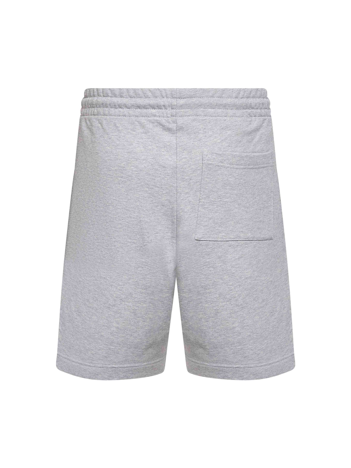 Dries Van Noten Men Melange Grey Cotton Fleece Bermuda Shorts DRIES VAN NOTEN