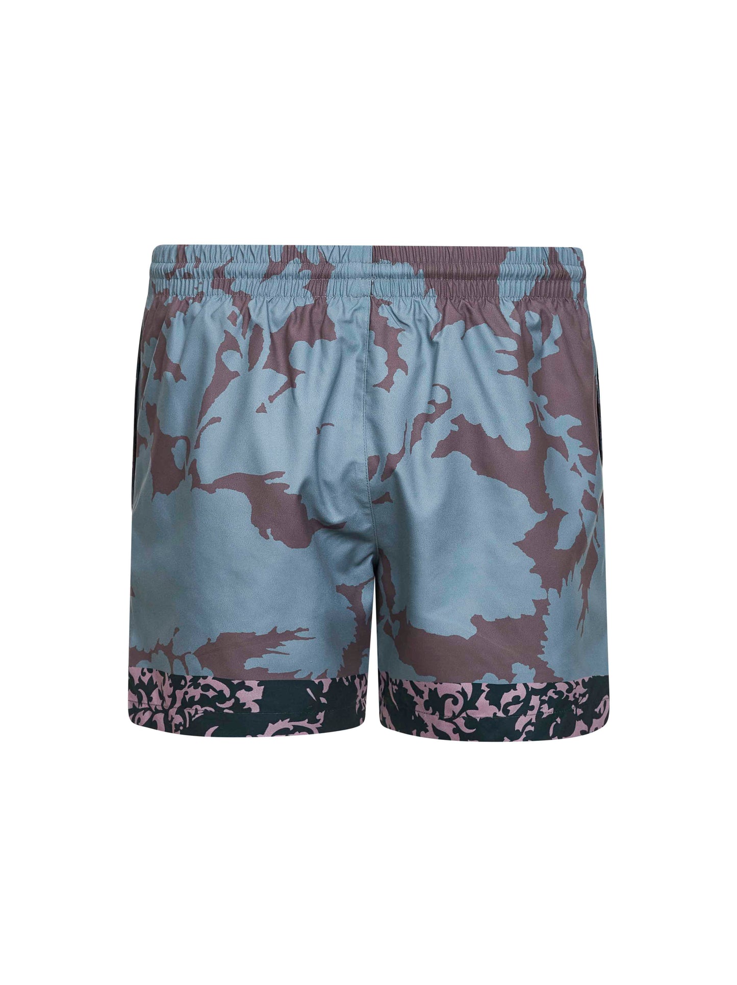 Dries Van Noten Men Petrol Printed Nylon Swim Shorts DRIES VAN NOTEN