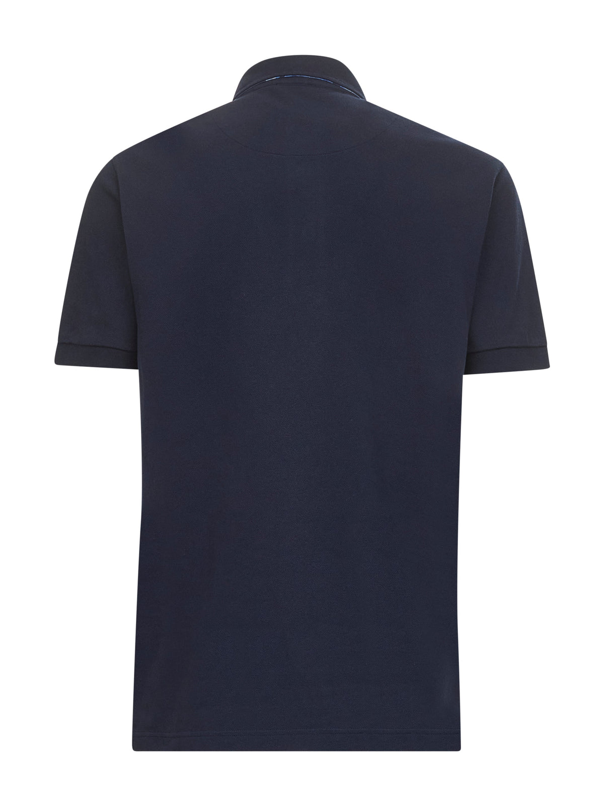 Etro Men Blue Cotton Piquet Polo Shirt ETRO