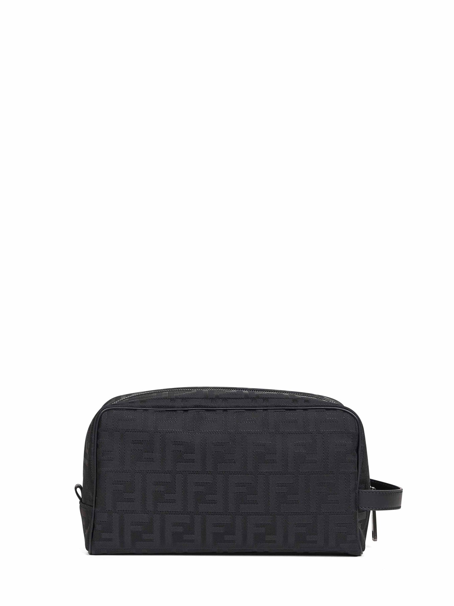 Fendi Men Black Ff Toiletry Case Medium FENDI