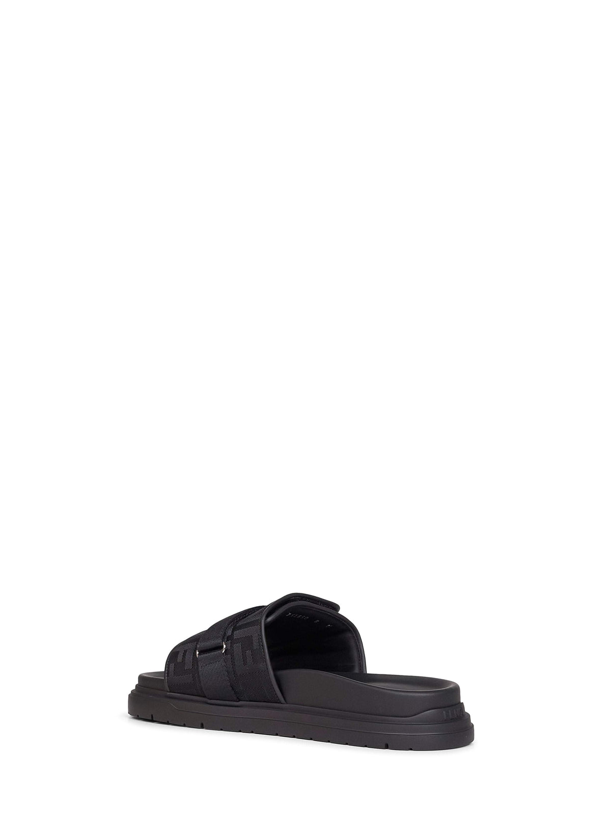 Fendi Men Black Fendi Chunky Slides FENDI