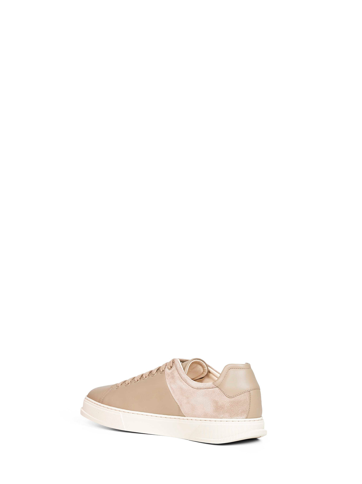 Ferragamo Men Leather And Suede Clayton Low-Top Sneakers FERRAGAMO
