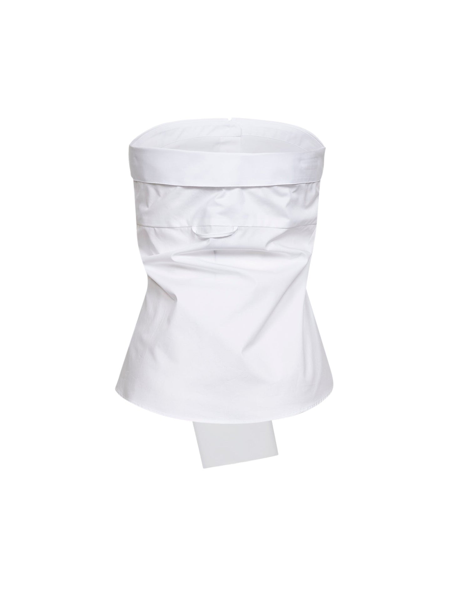 Giuseppe Di Morabito Women White Poplin Bustier Top With Tied Sleeves GIUSEPPE DI MORABITO