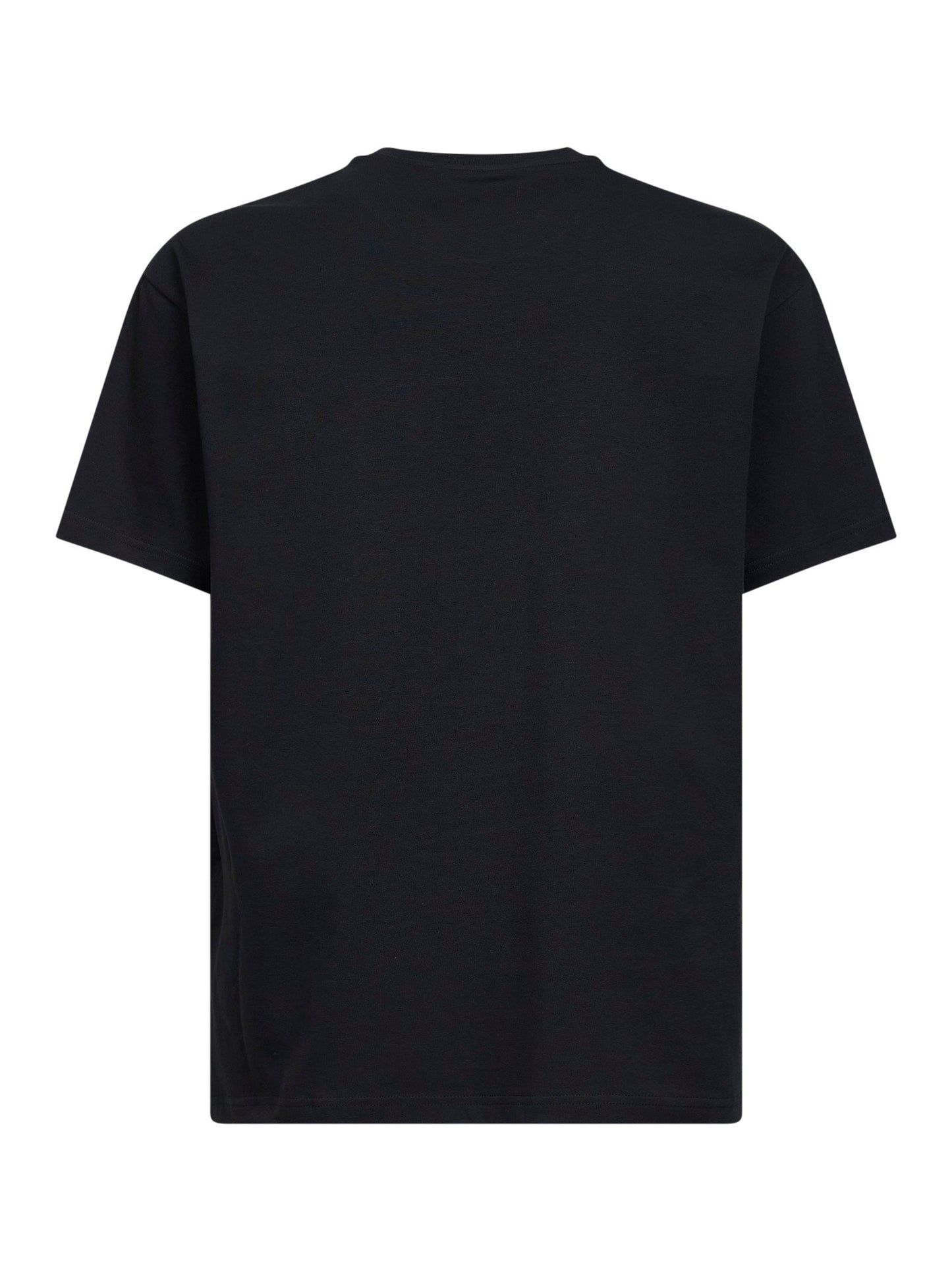 Givenchy Men Black Cotton Givenchy Paris Embroidered T-Shirt GIVENCHY