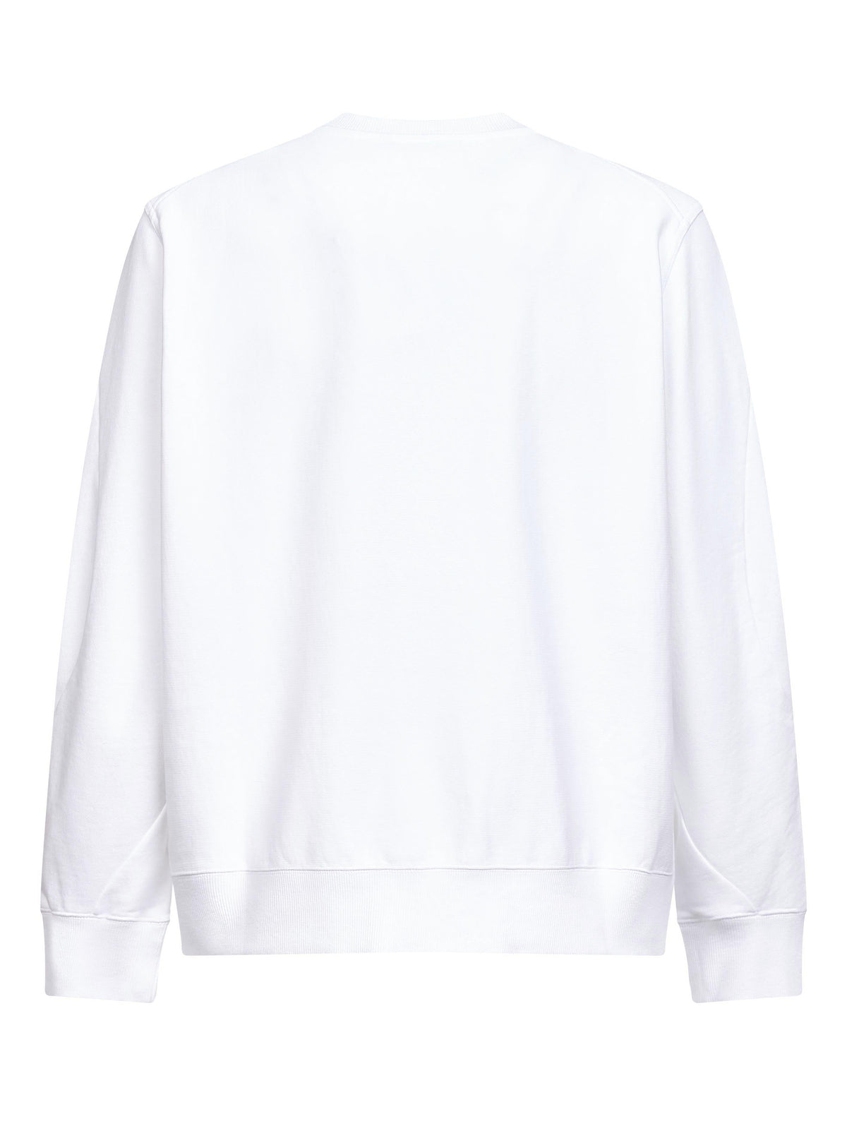 Givenchy Men White Brushed Cotton Couture Seam Sweatshirt GIVENCHY