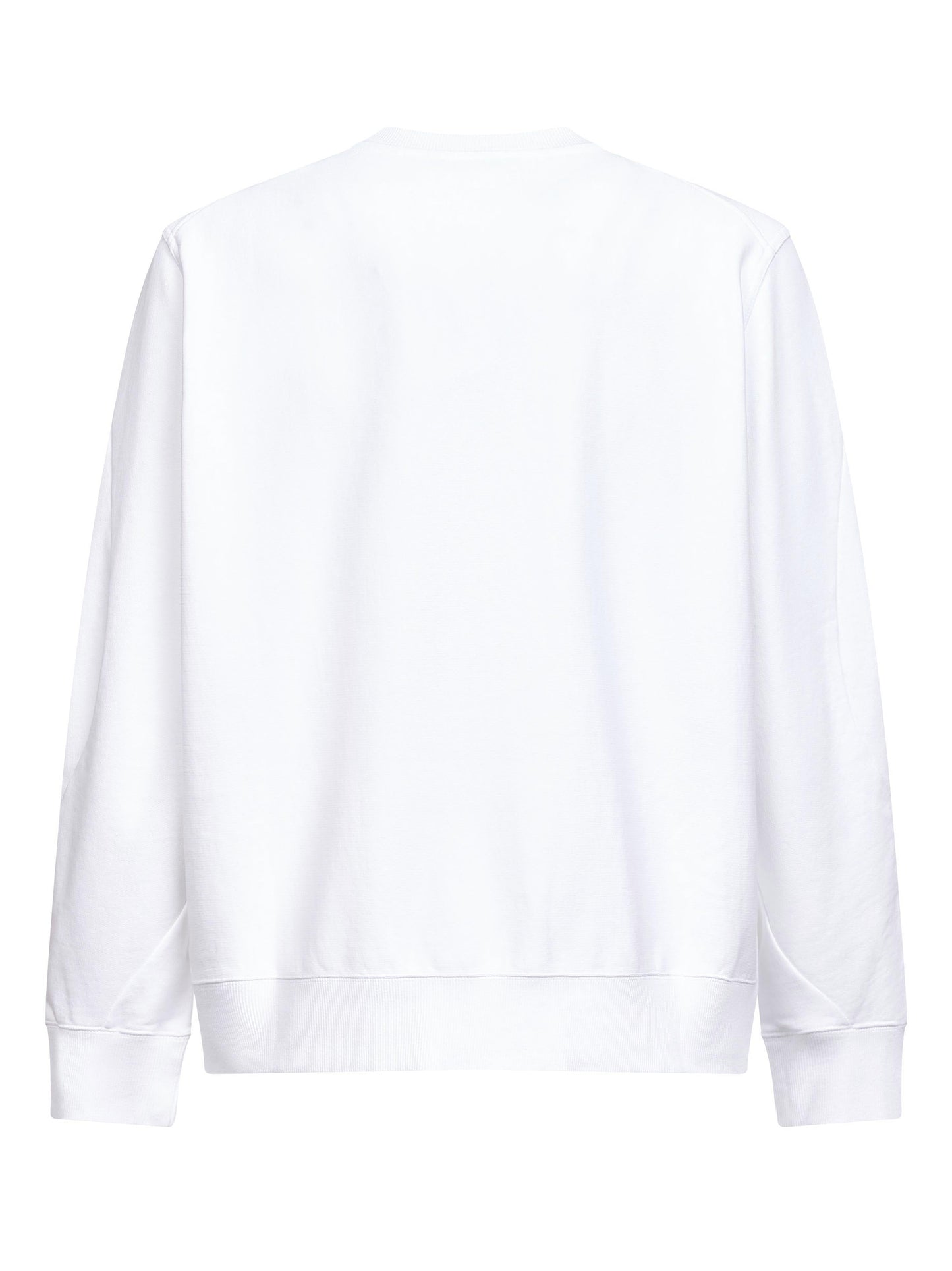 Givenchy Men White Brushed Cotton Couture Seam Sweatshirt GIVENCHY