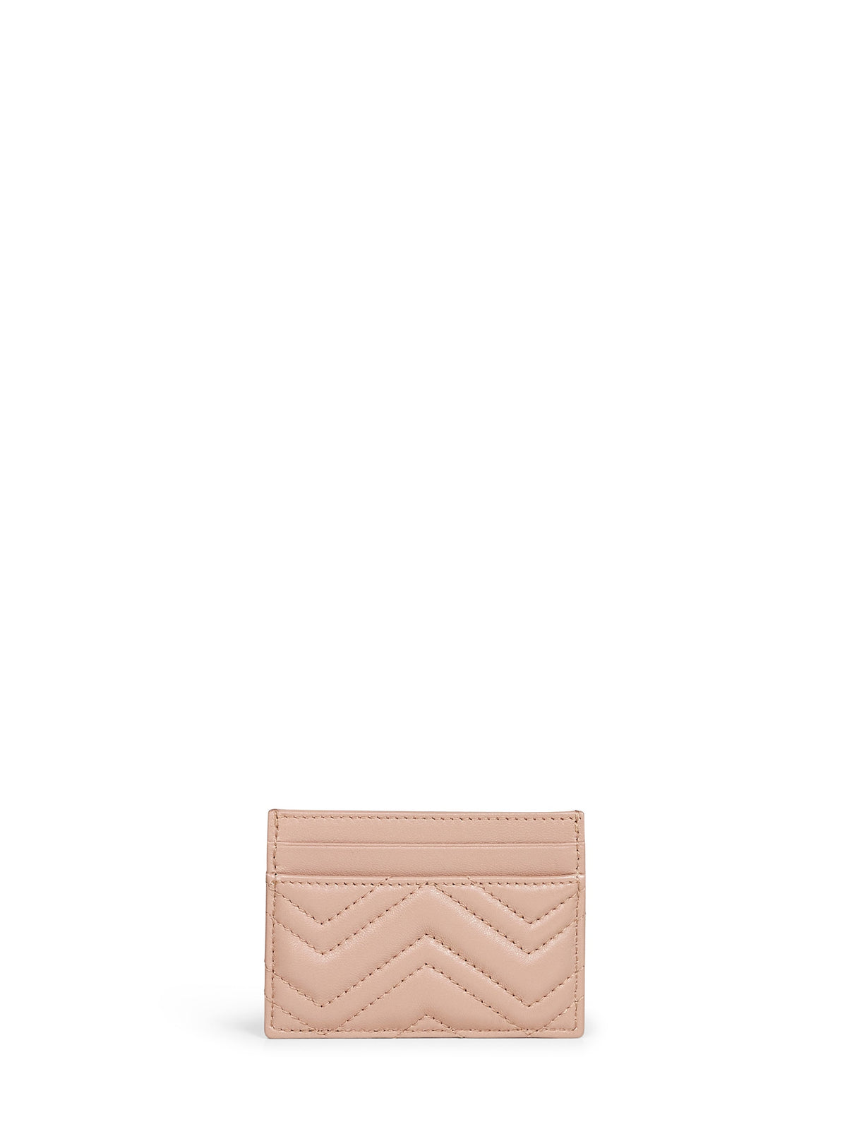 Gucci Women Pinkish Beige Gg Marmont Card Holder GUCCI