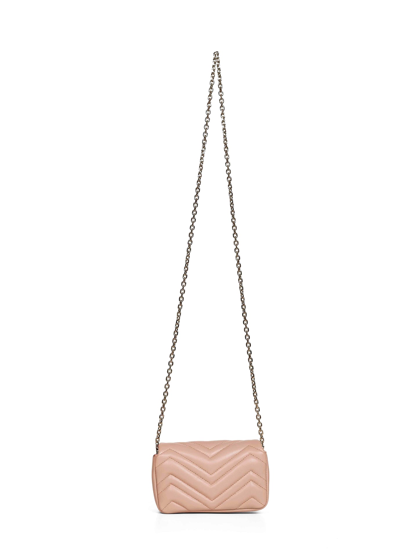 Gucci Women Pinky Beige Gg Marmont Mini Shoulder Bag GUCCI