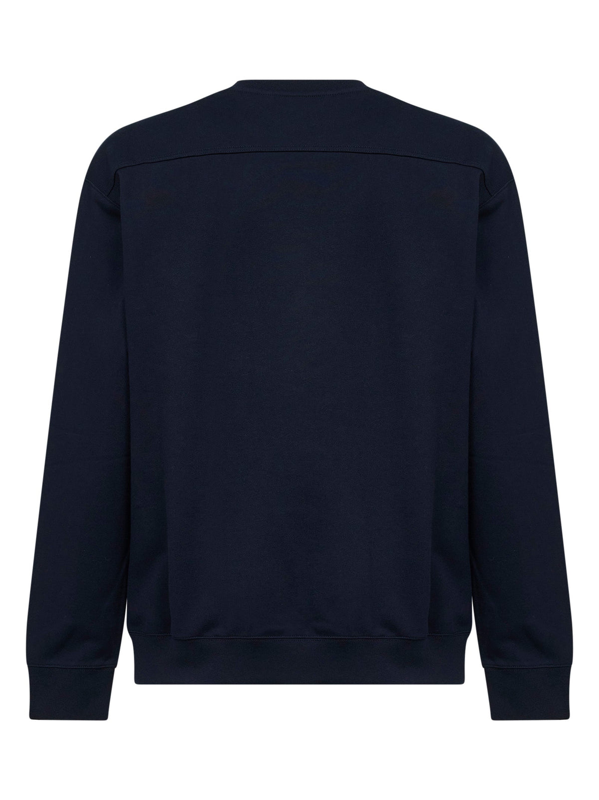 Gucci Men Dark Blue Cotton Jersey Embroidered Sweatshirt GUCCI