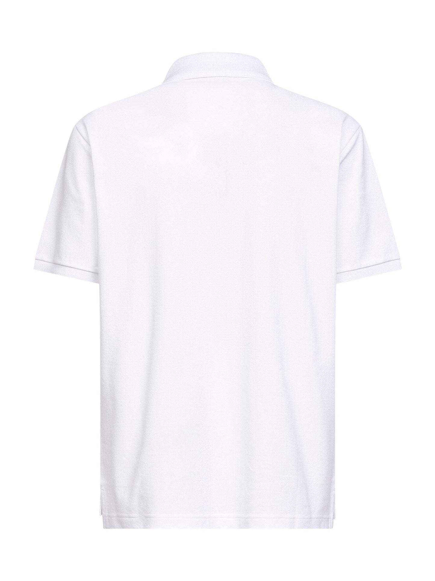 Gucci Men White Cotton Pique Embroidered Polo Shirt GUCCI