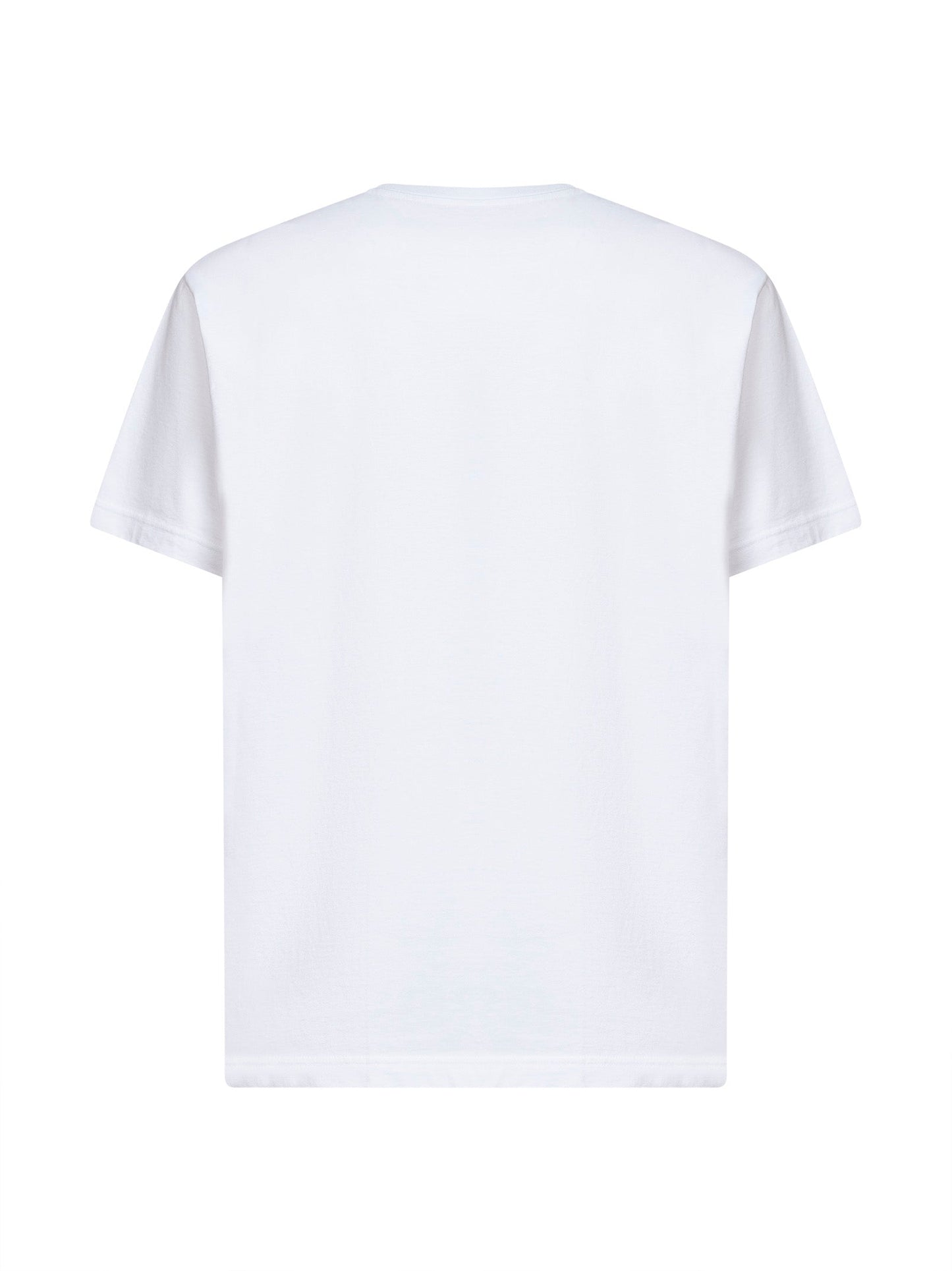 Gucci Men White Cotton Jersey Embroidered T-Shirt GUCCI