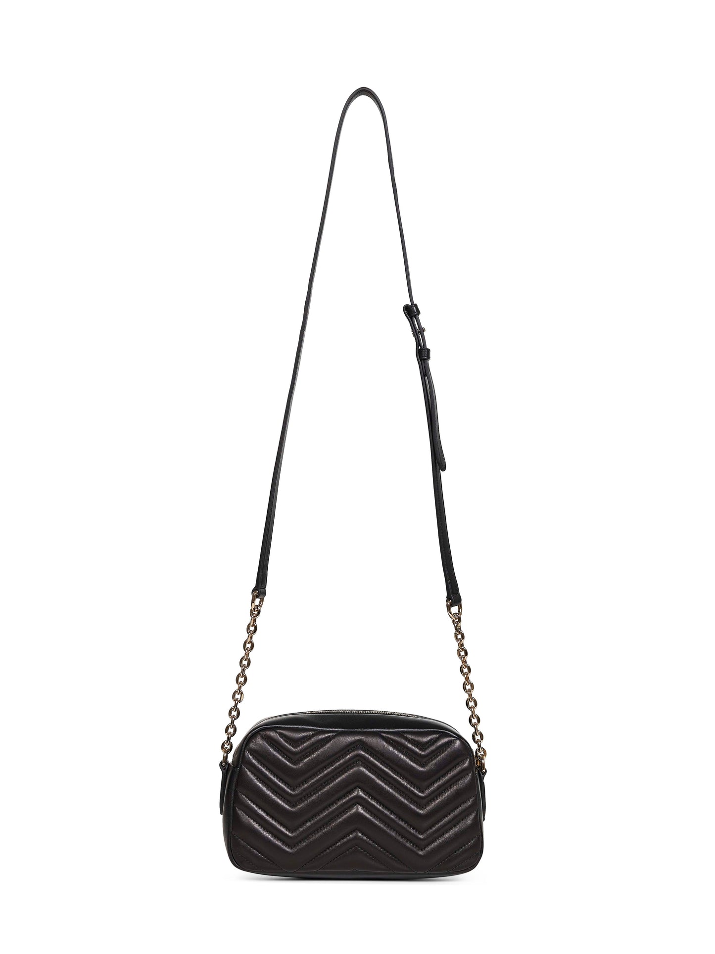 Gucci Women Black Gg Marmont Small Camera Bag GUCCI