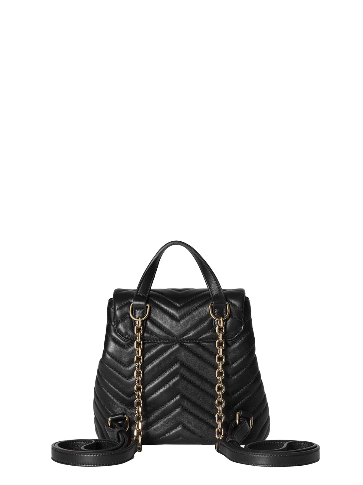 Gucci Women Black Gg Marmont Mini Backpack GUCCI