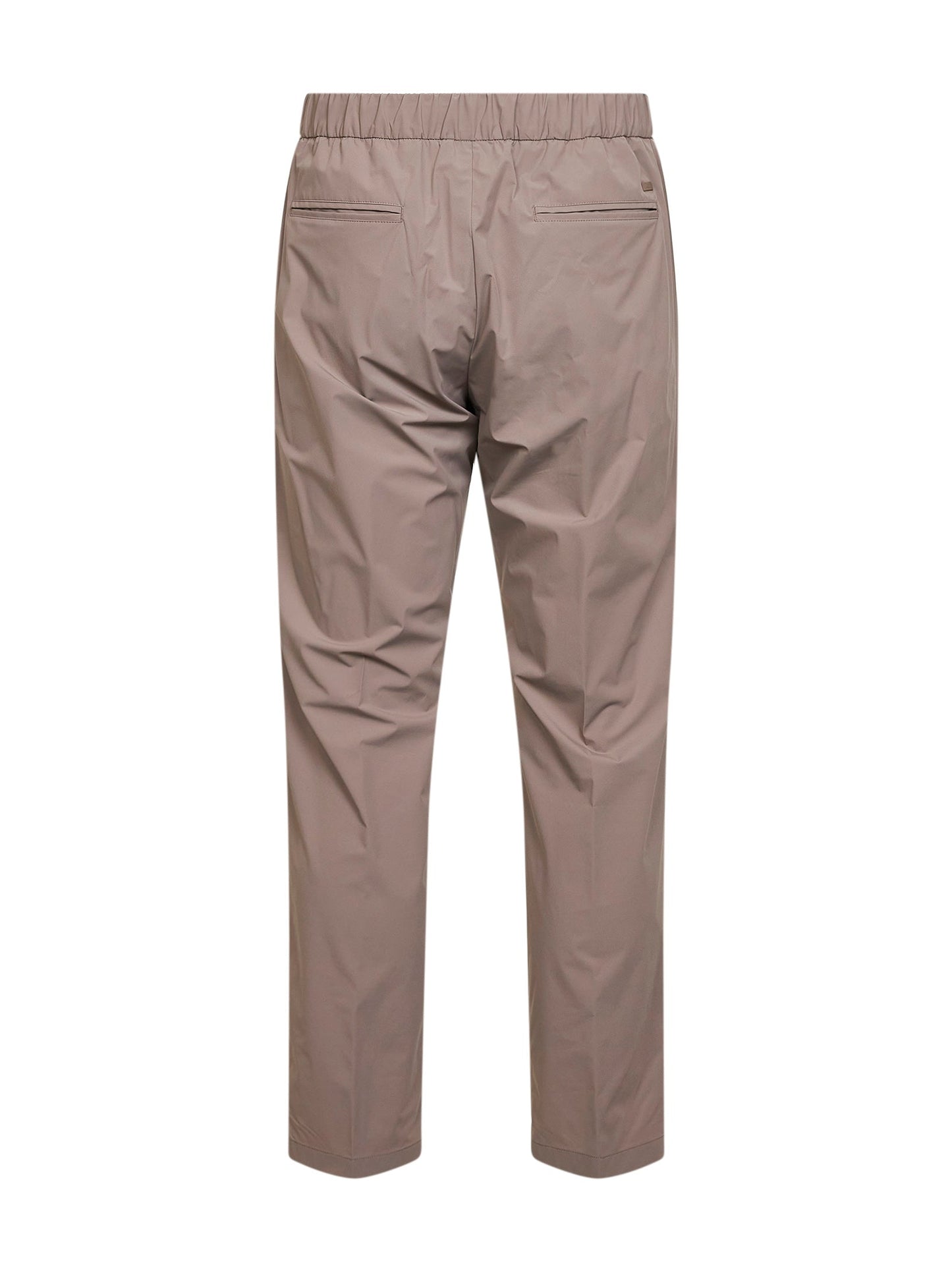 Herno Men Dove Grey Maestro Nylon Trousers HERNO