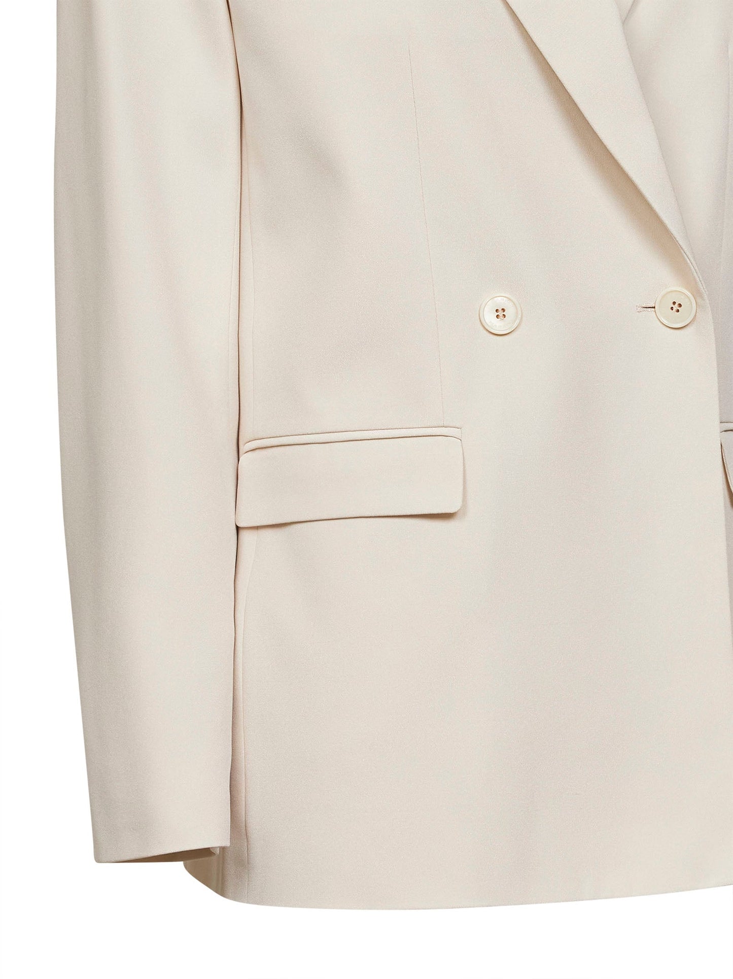 Isabel Marant Women Ecru Fluid Crepe Calie Double-Breasted Blazer ISABEL MARANT