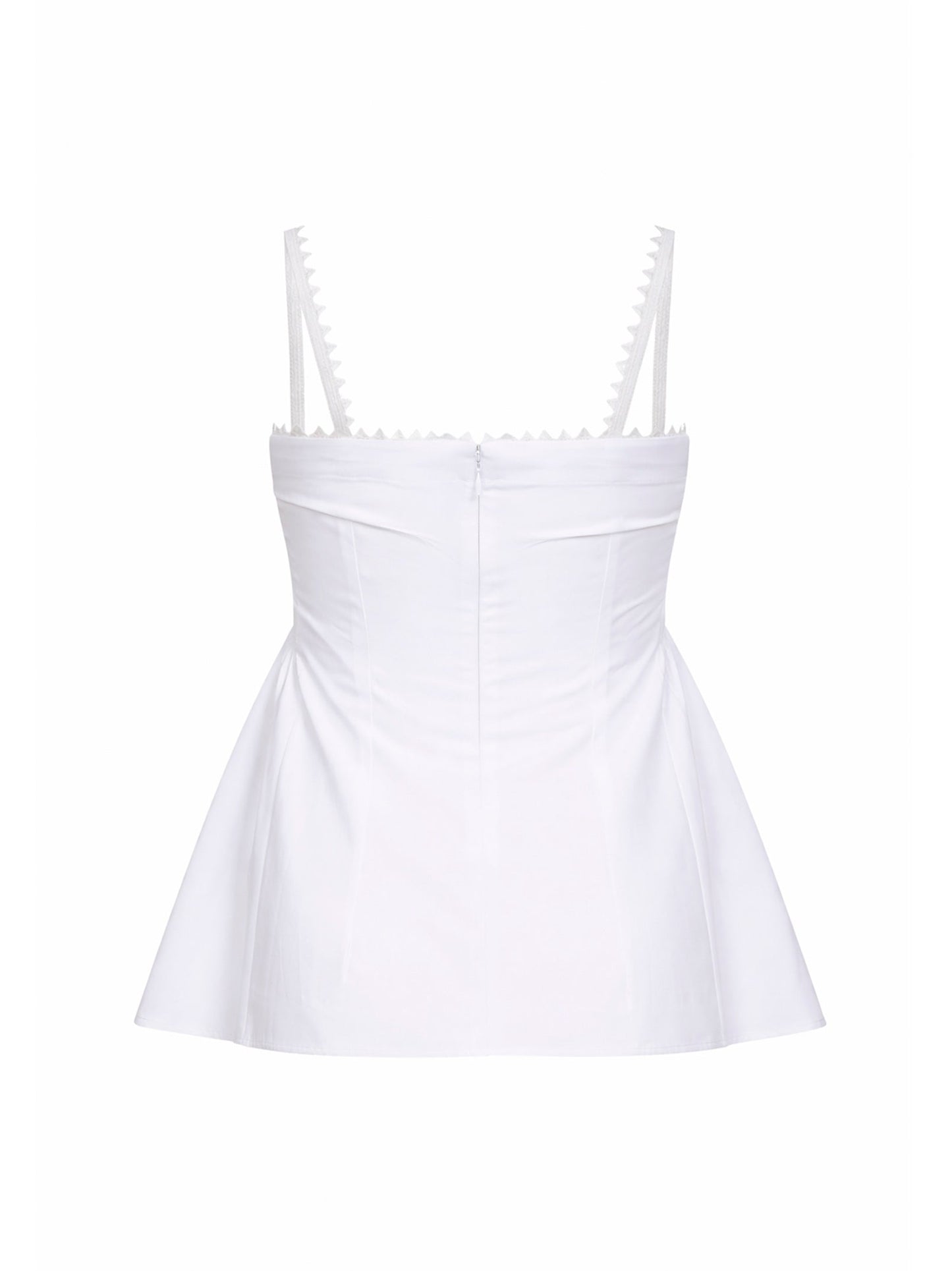 Jacquemus Women White The Traversin Peplum Camisole Top JACQUEMUS