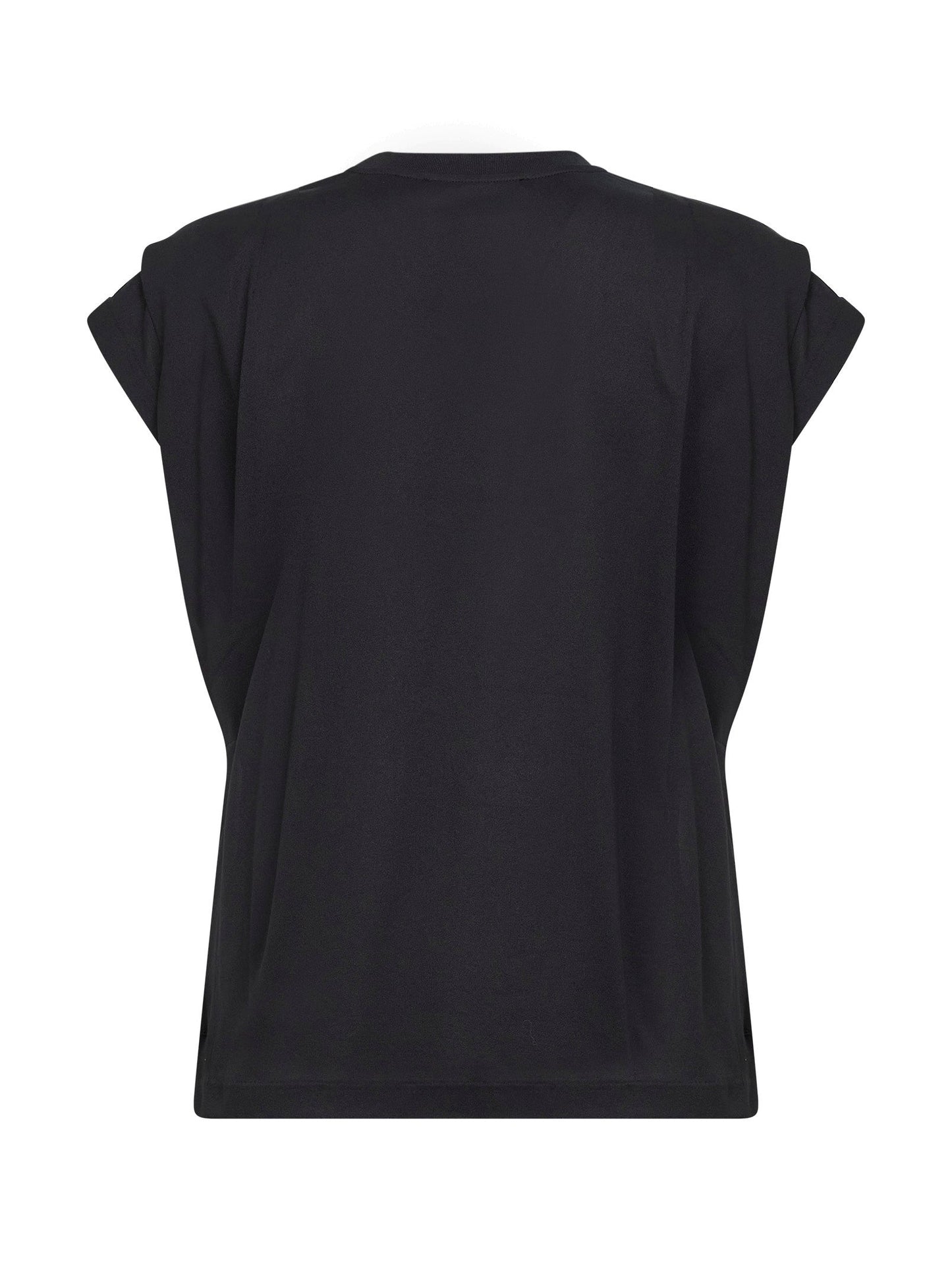 Jacquemus Women Black Paper-Effect Jersey The Ventadou Boxy Tank Top JACQUEMUS