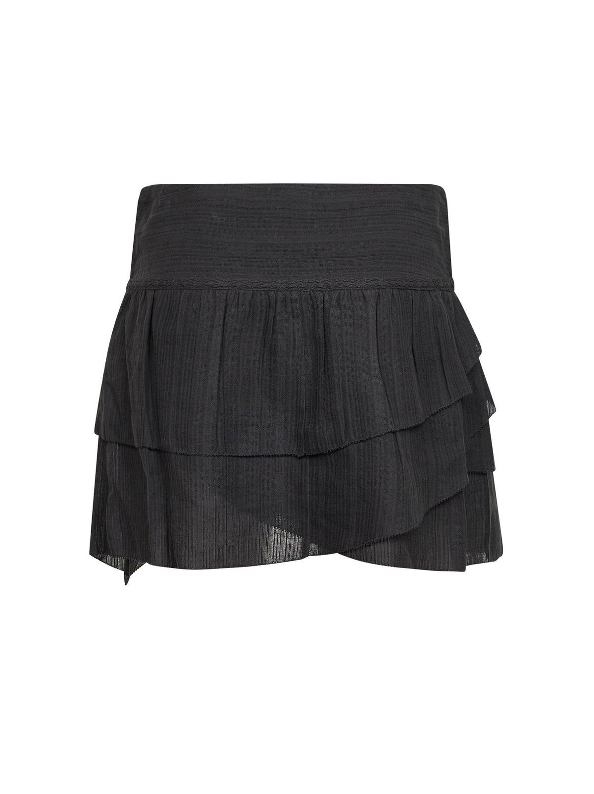 Marant Etoile Women Black Gauze Dejha Mini Skirt ISABEL MARANT ETOILE