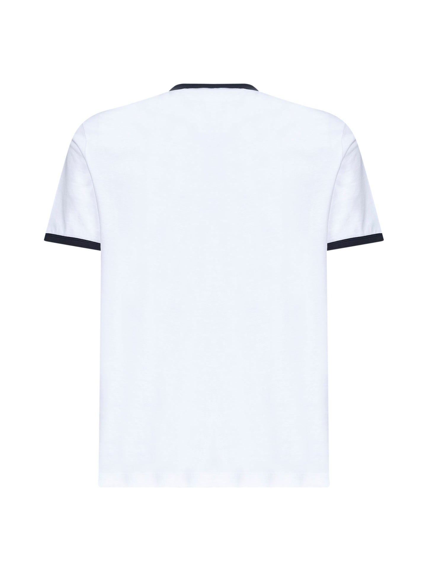 Marni Men White Jersey T-Shirt With Contrasting Trims MARNI