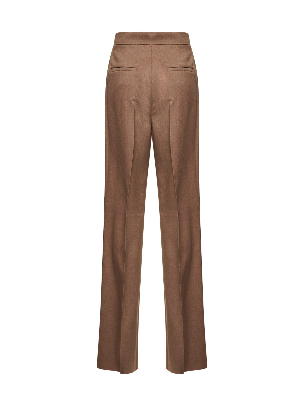 Max Mara Women Hazelnut Twill Mxmzimino Straight Trousers MAX MARA