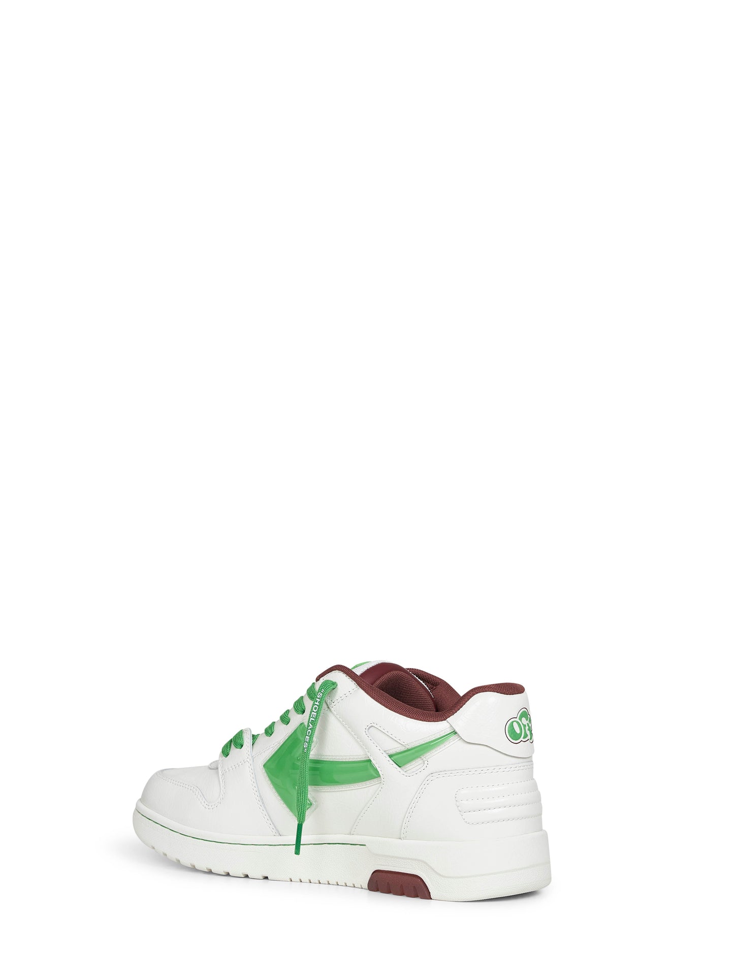 Off White Men White And Green Out Off Office Sneakers OFF-WHITE