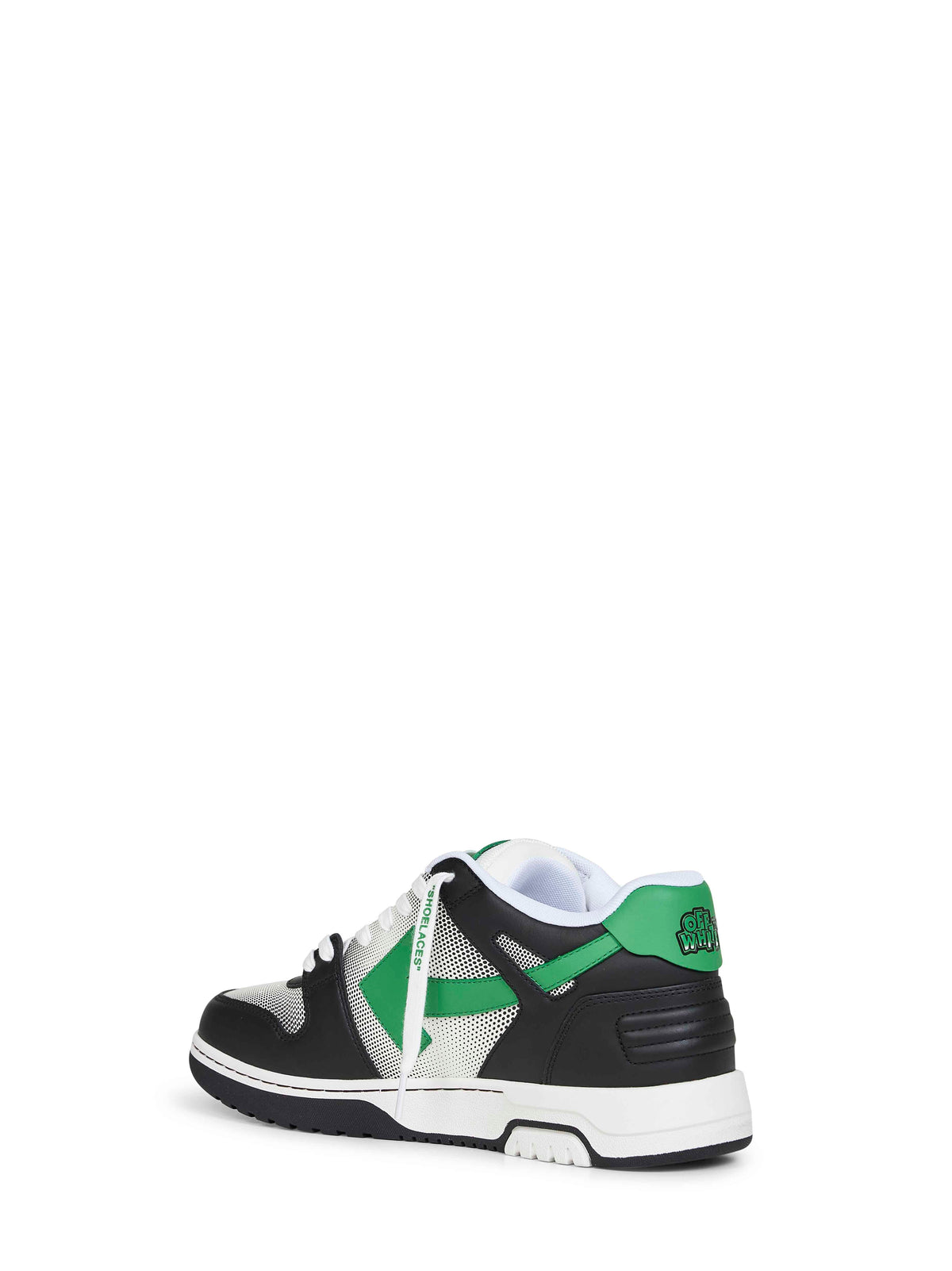 Off White Men Black And Green Out Off Office Calf Gradient Sneakers OFF-WHITE