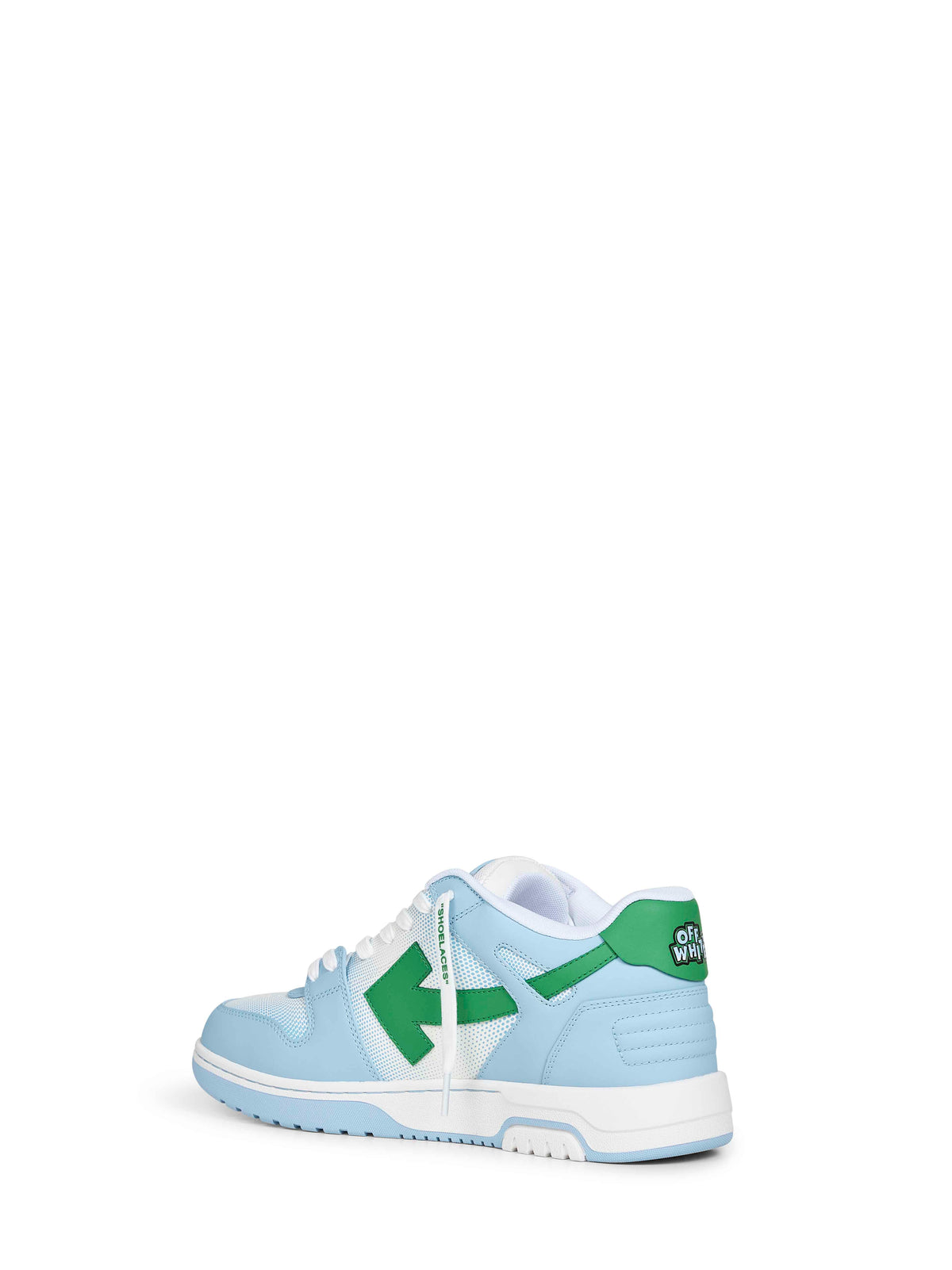Off White Men Baby Blue And Green Out Off Office Calf Gradient Sneakers OFF-WHITE