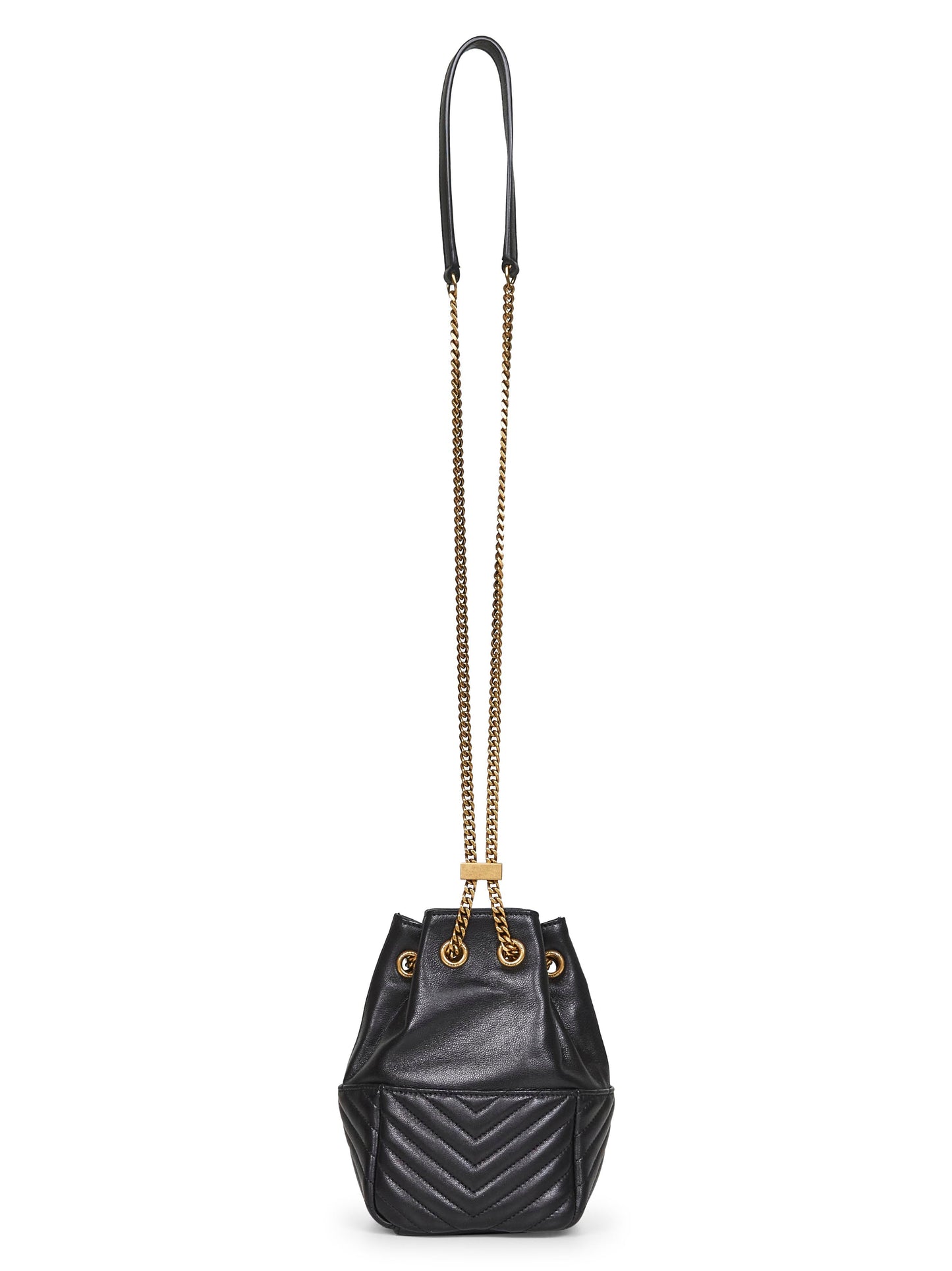 Saint Laurent Women Mini Joe Bucket Bag Saint Laurent