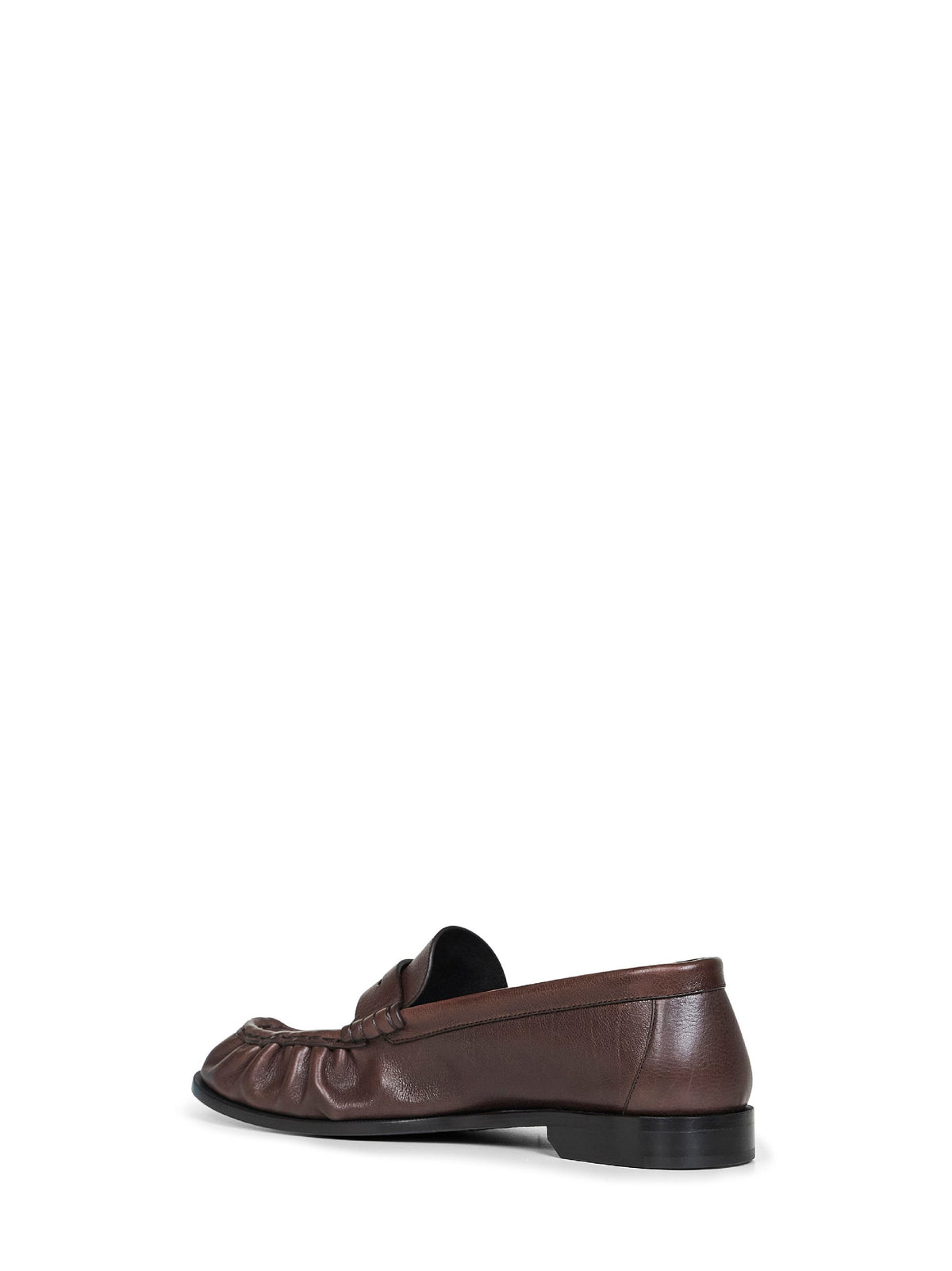 Saint Laurent Men Paris Brown Matte Leather Le Loafer Loafers SAINT LAURENT
