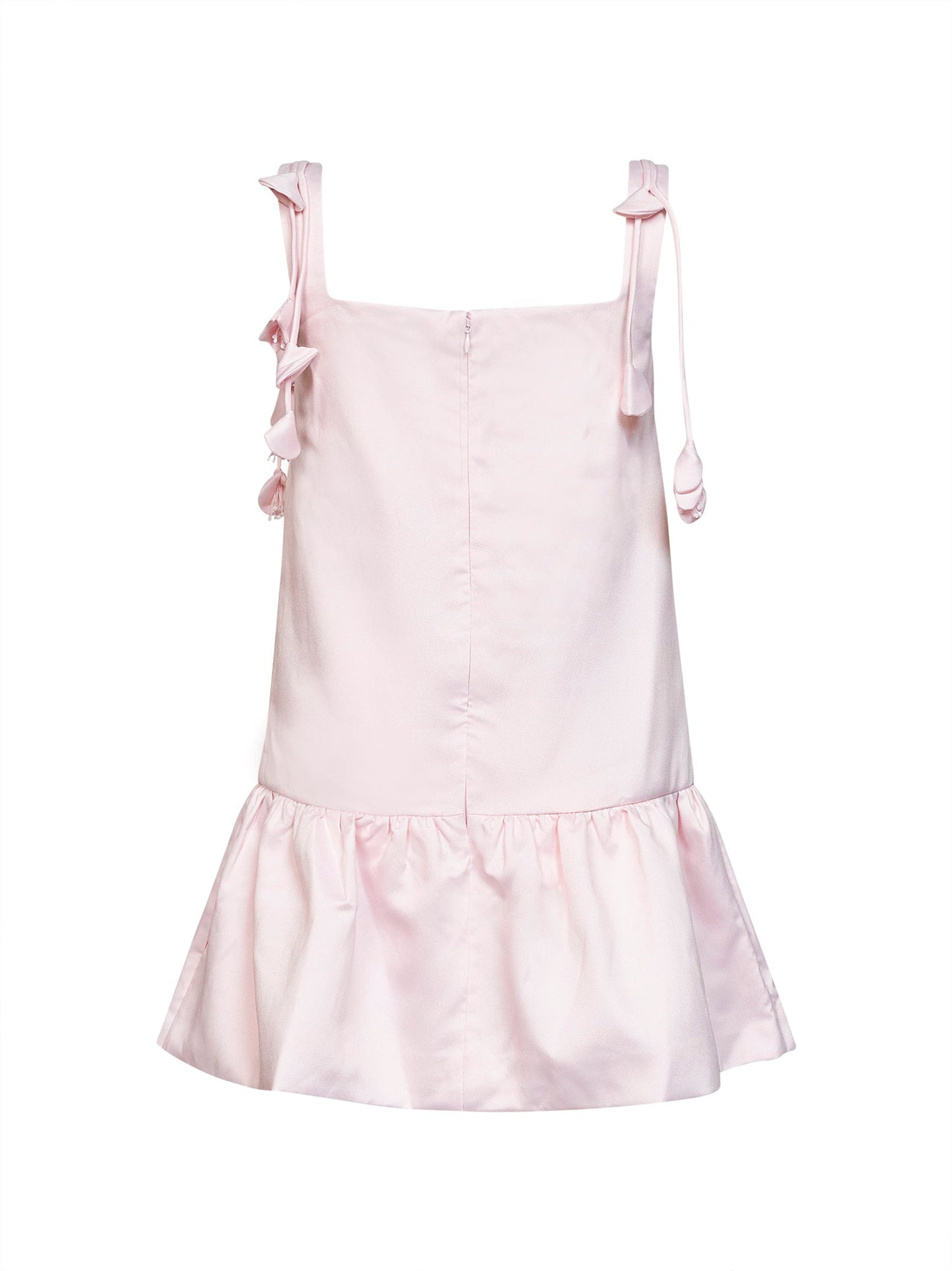 Self Portrait Women Pink Flower Taffeta Mini Dress SELF-PORTRAIT