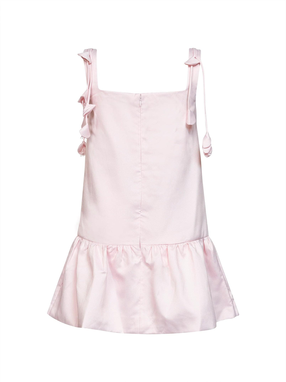 Self Portrait Women Pink Flower Taffeta Mini Dress SELF-PORTRAIT