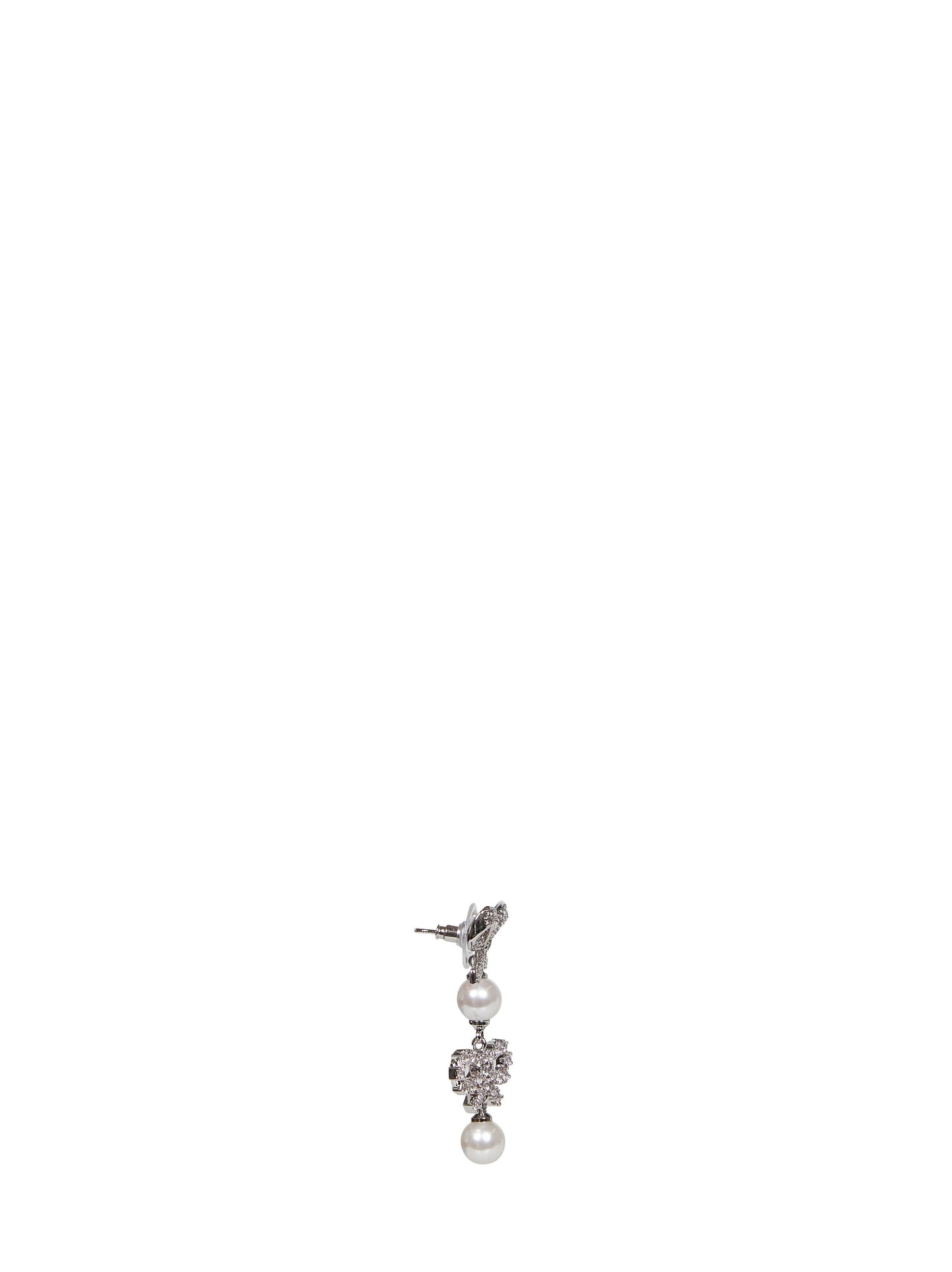 Self Portrait Women Double Bow Pearl Earrings SELF-PORTRAIT