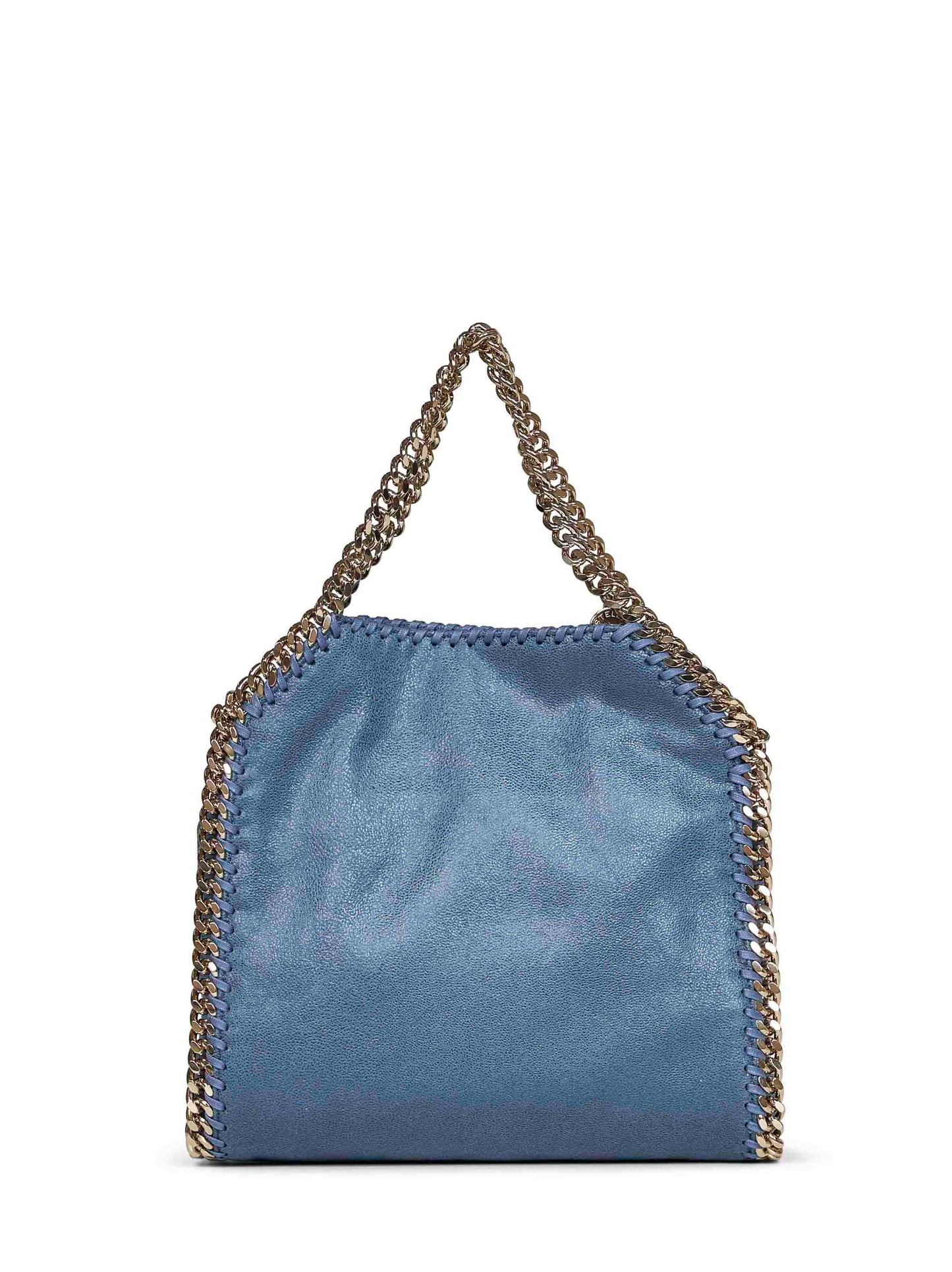 Stella Mccartney Women Feather Blue Falabella Mini Tote Bag STELLA MCCARTNEY