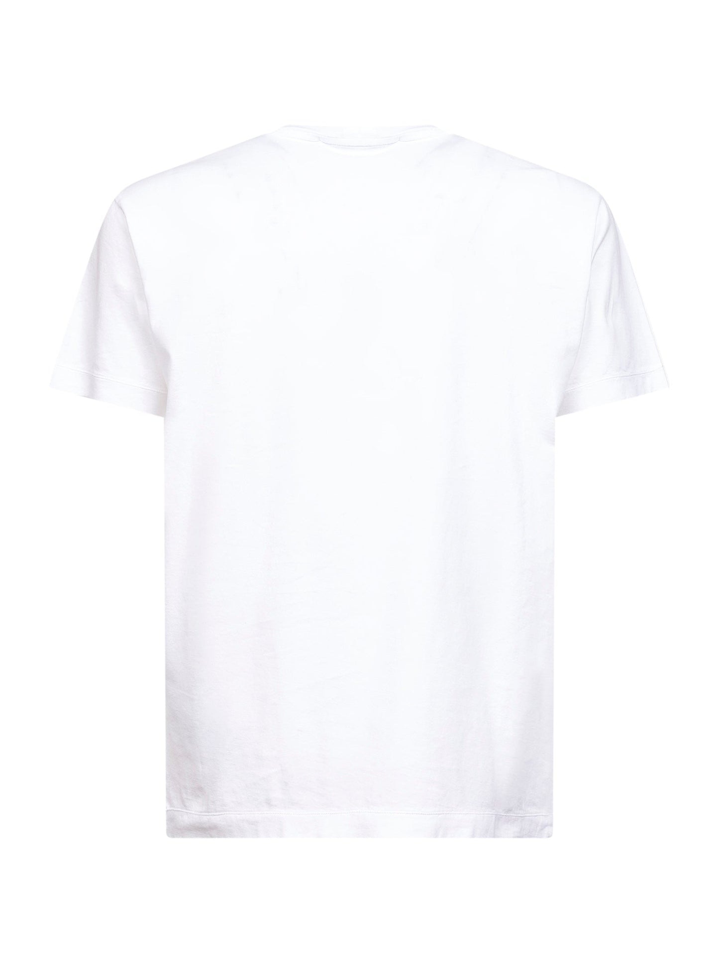 Stone Island Men White Slim-Fit Logo Patch T-Shirt<Br/> STONE ISLAND