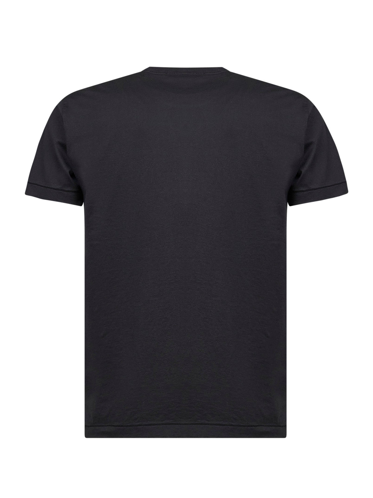 Stone Island Men Black Slim-Fit Logo Patch T-Shirt<Br/> STONE ISLAND