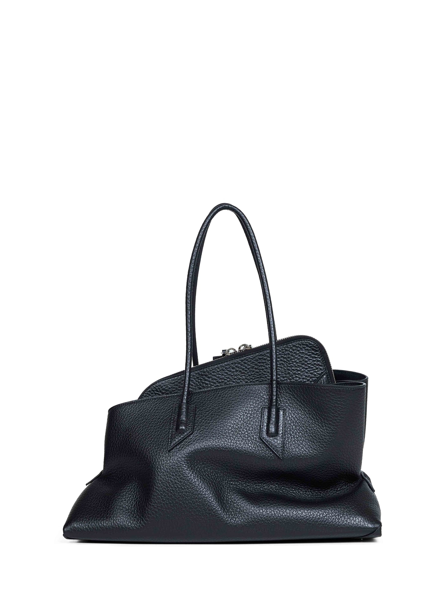 The Attico Women Black "La Passeggiata Medium" Top Handle Bag THE ATTICO