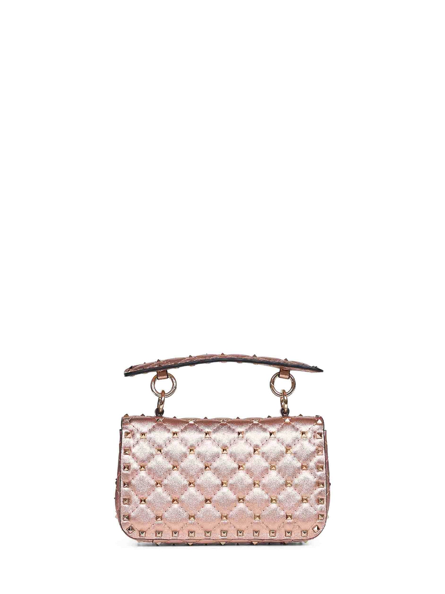 Valentino Garavani Women Rose Cannelle Rockstud Spike Small Crossbody Bag VALENTINO GARAVANI