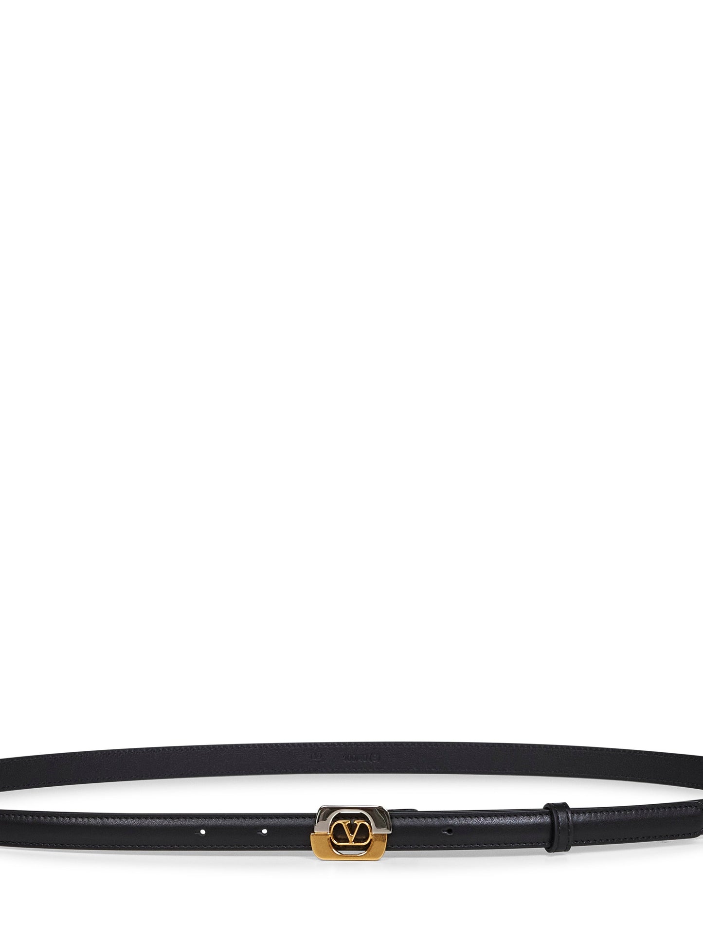 Valentino Garavani Men Black Valentino Garavani Vlogo Signature Belt VALENTINO GARAVANI