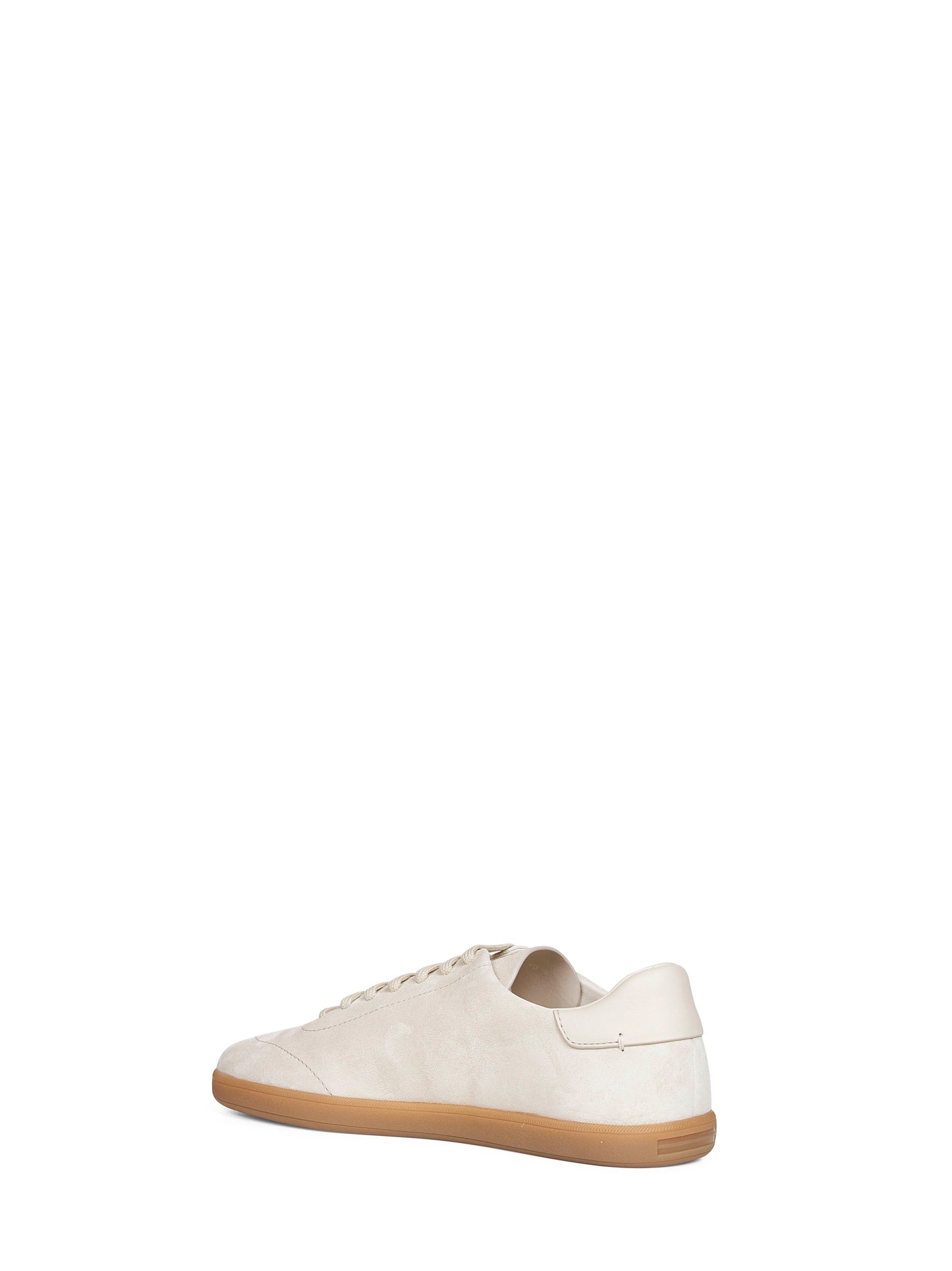 Zegna Men White Suede 232 Low-Top Sneakers ZEGNA