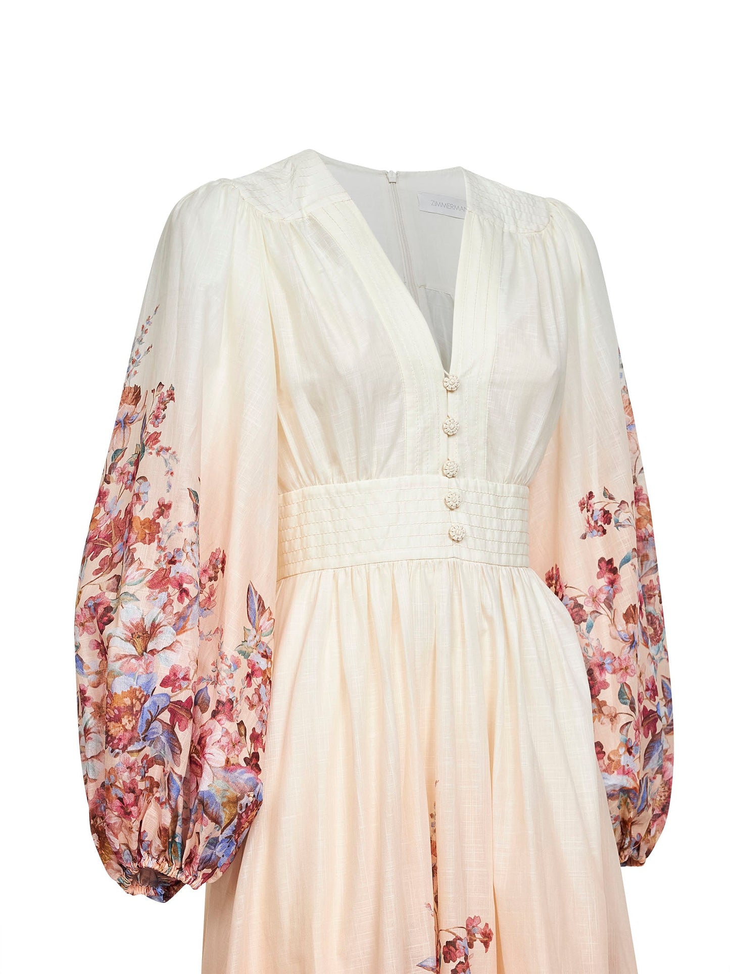 Zimmermann Women Floral-Print Ivory Cotton Awaken Maxi Dress