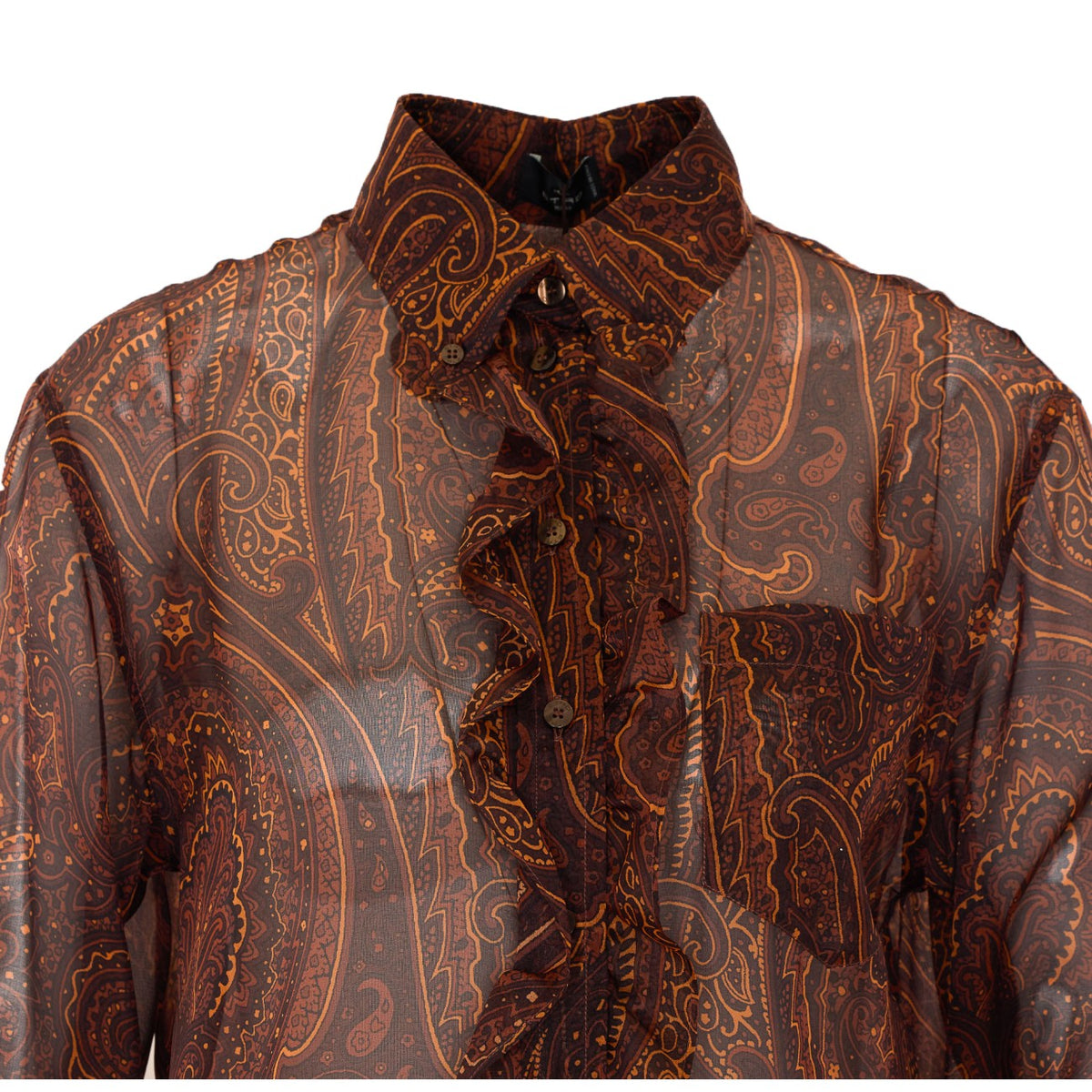 Etro Women Paisley Print Silk Shirt ETRO