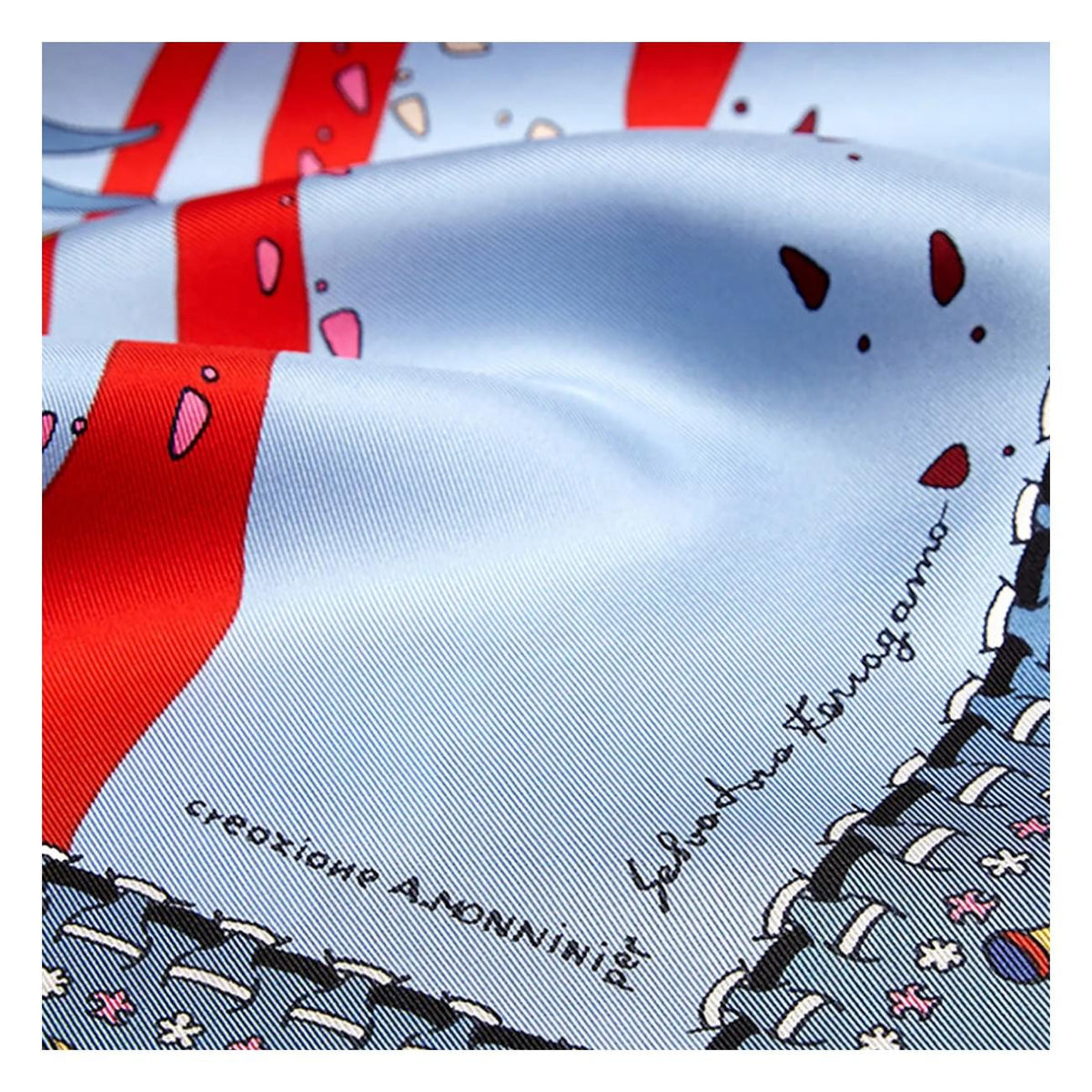 Ferragamo Women Palazzo Spini Feroni Print Silk Foulard FERRAGAMO