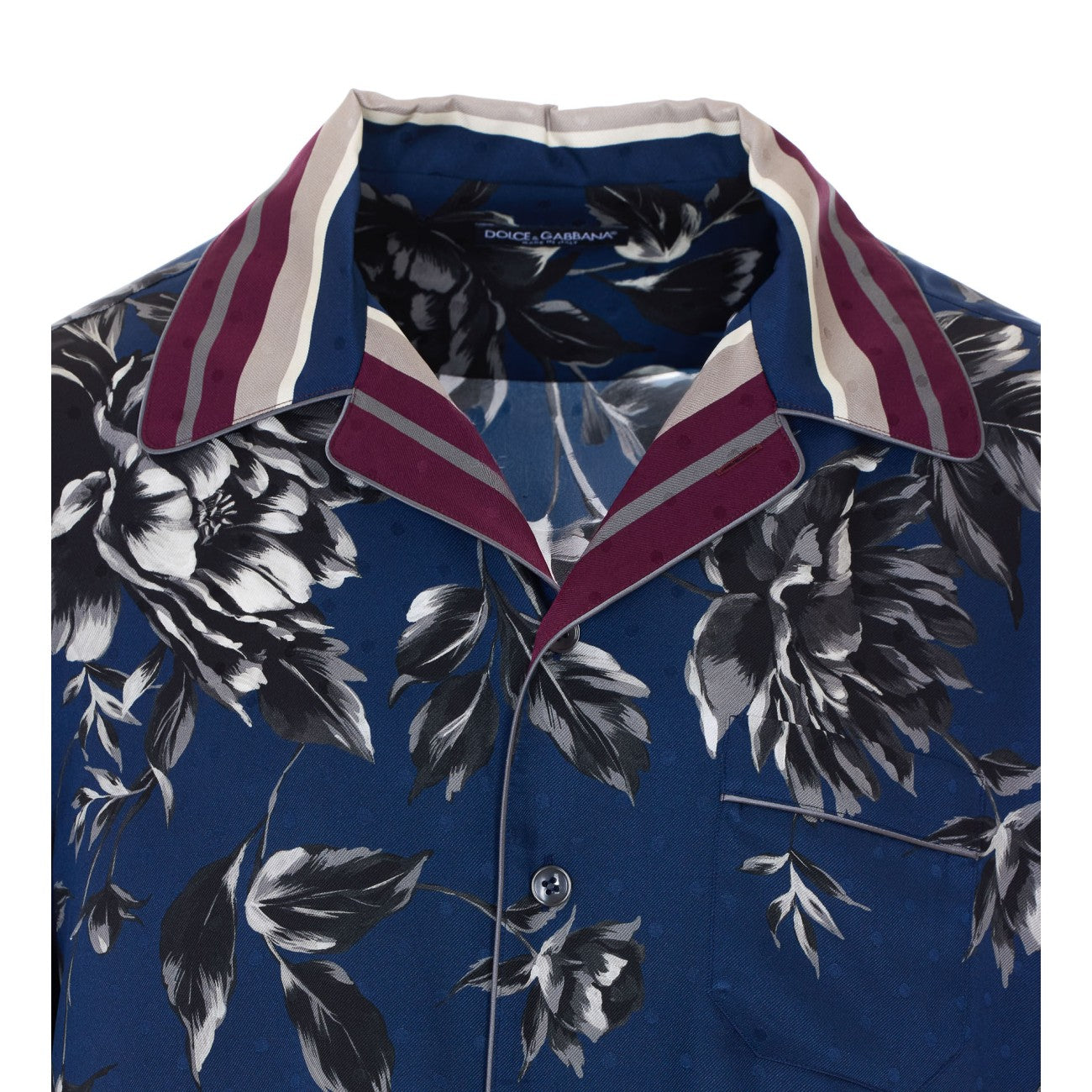 Dolce&Gabbana Men Peony-Print Hawaii Shirt DOLCE & GABBANA