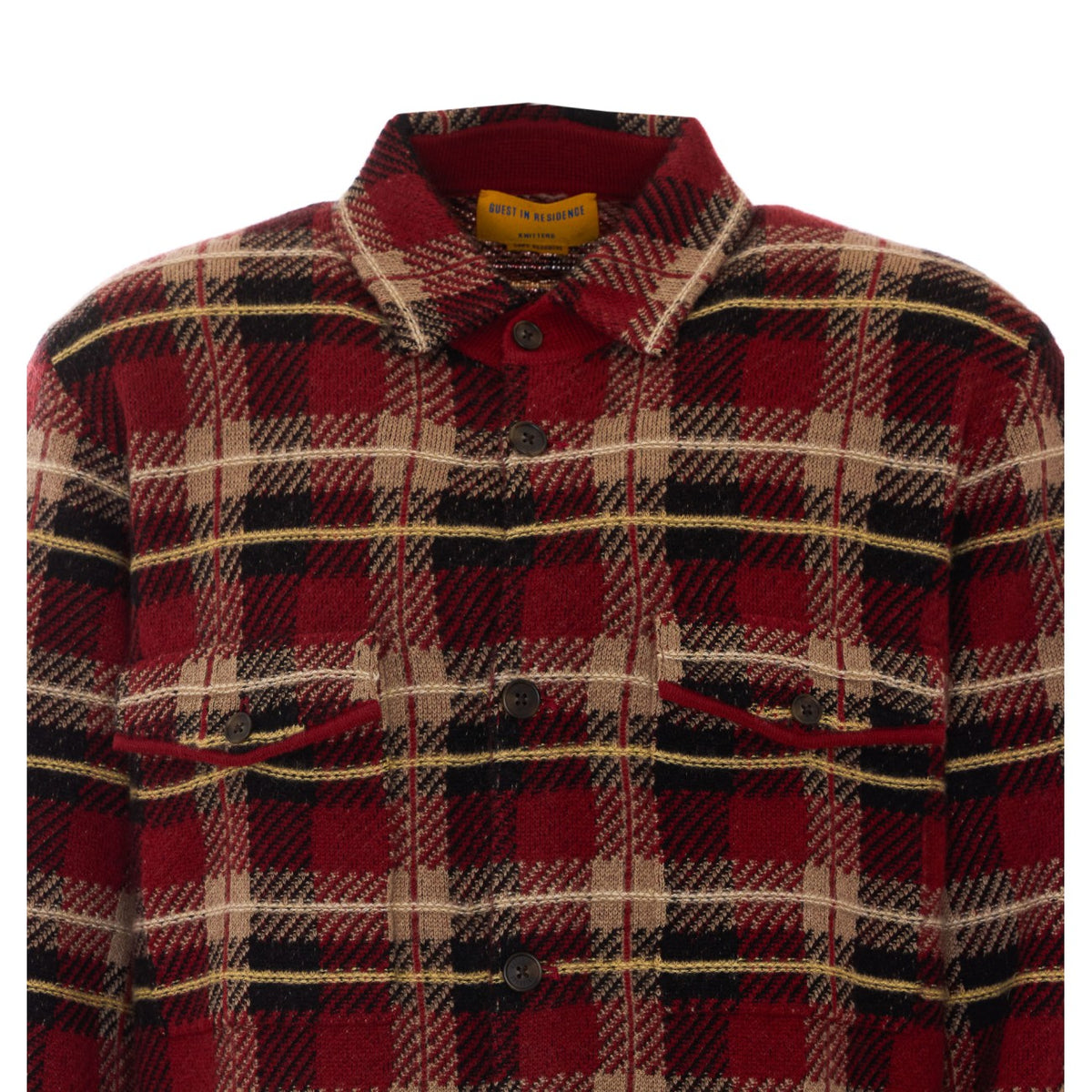 Guest In Residence Men Plaid Work Shirt GUEST IN RESIDENCE