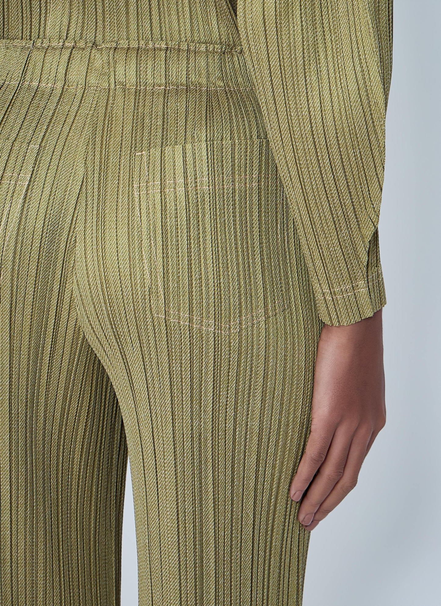 Pleats Please Issey Miyake Women Ribbed Knit Pants PLEATS PLEASE ISSEY MIYAKE