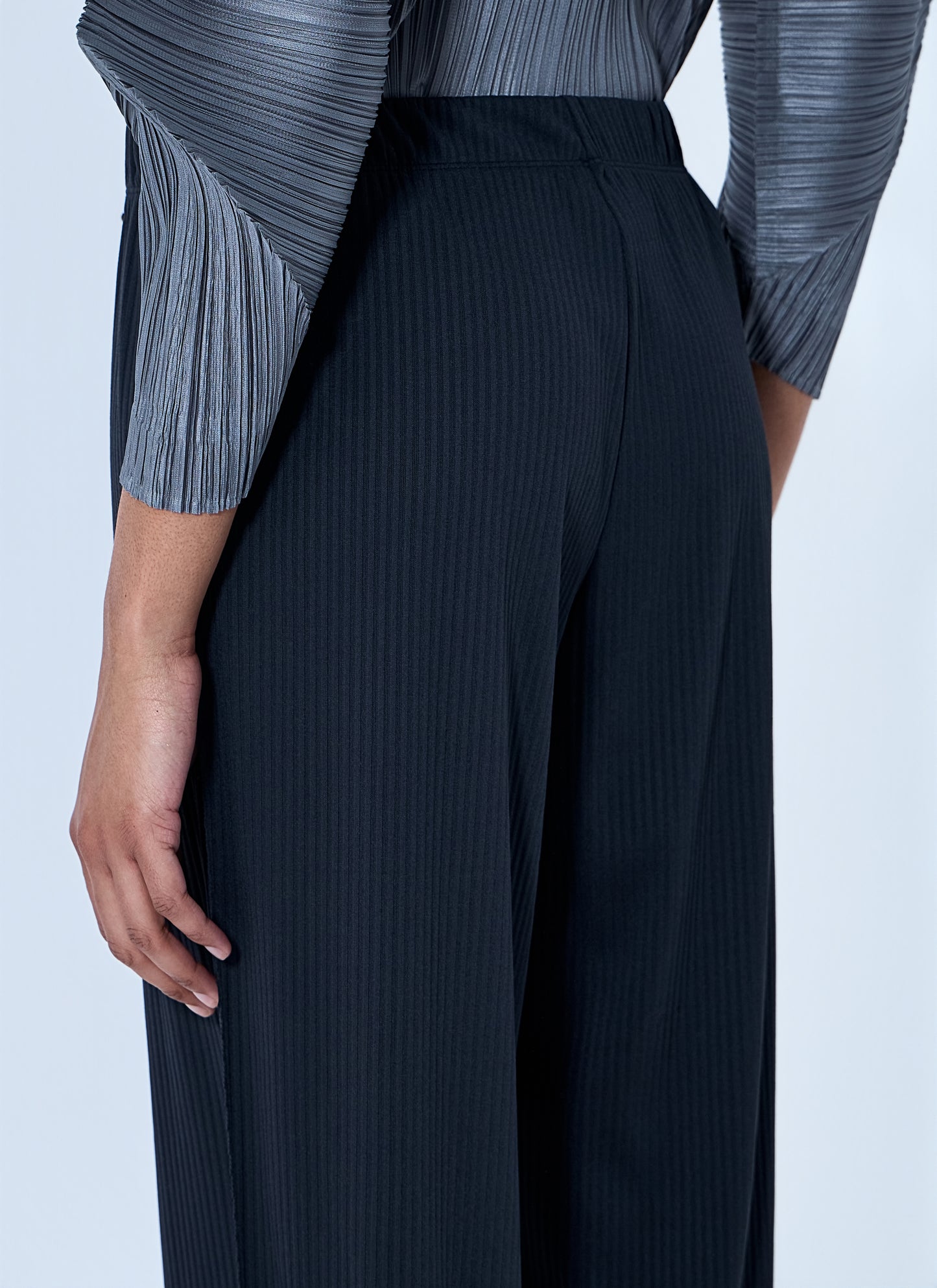 Pleats Please Issey Miyake Women Pleated Wide-Leg Trousers PLEATS PLEASE ISSEY MIYAKE