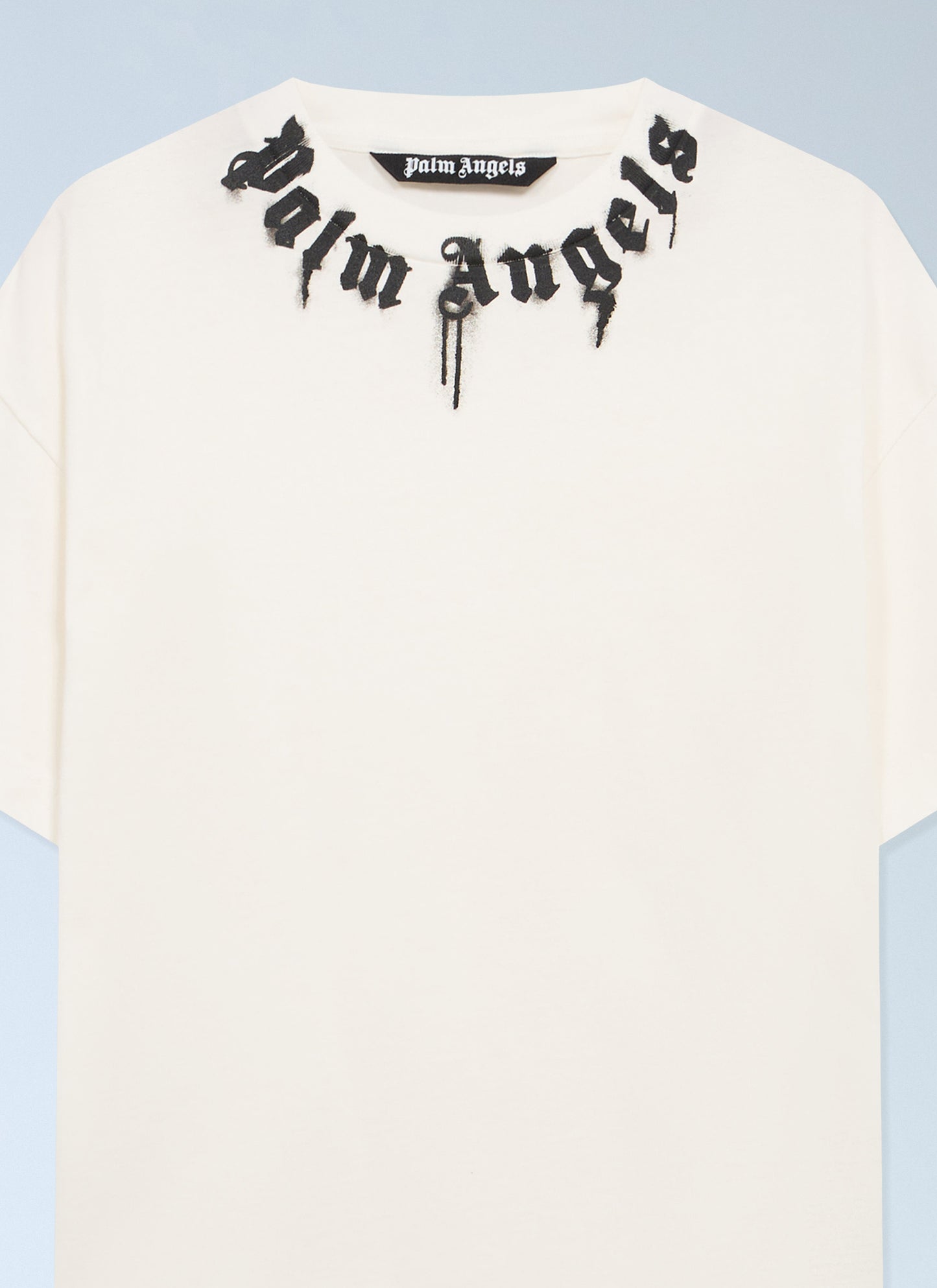 Palm Angels Men Curved Logo T-Shirt PALM ANGELS